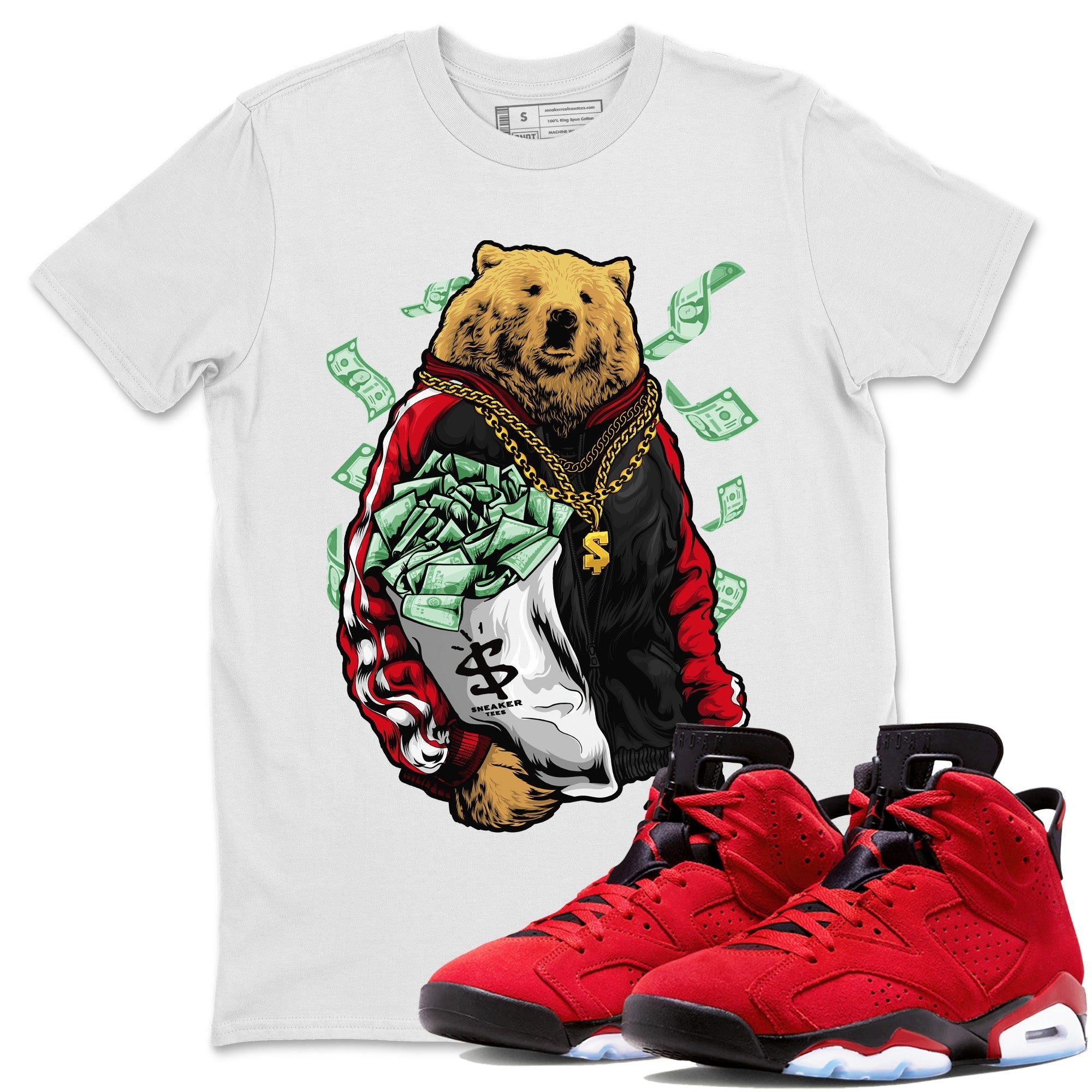 Rich Bear Unisex Tops - Air Jordan 6 Toro Bravo