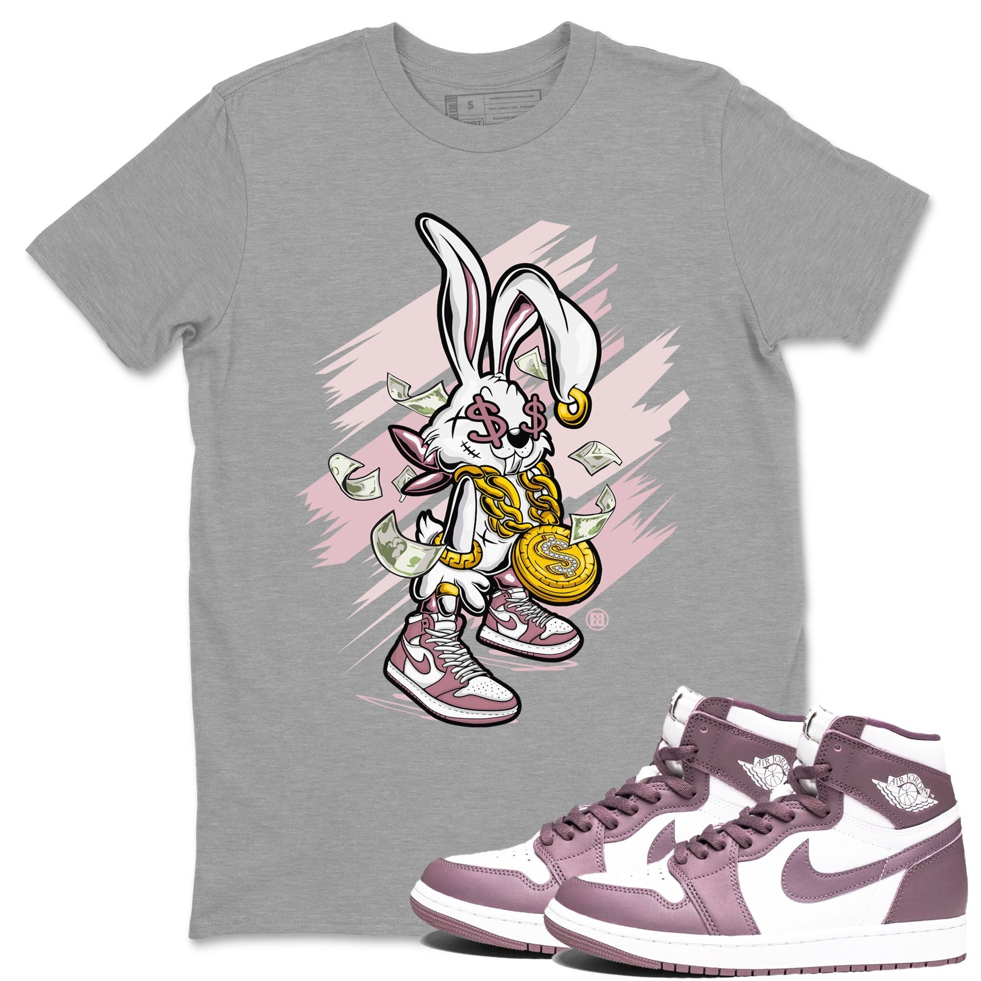 Rich Bunny snkmatch Tee - Air Jordan 1 Mauve