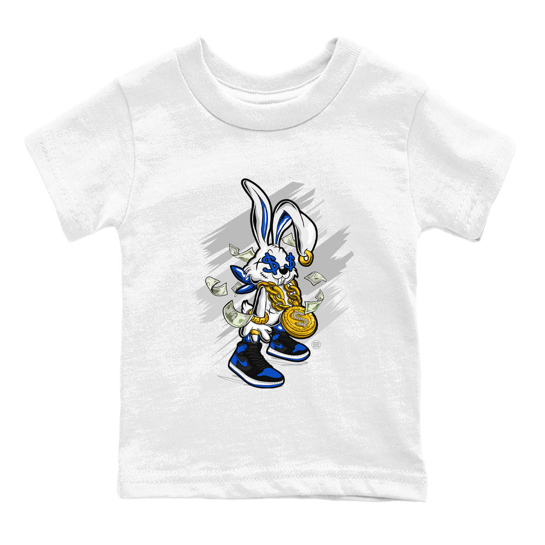 Rich Bunny snkmatch Tee Kids - Air Jordan 1 Royal Reimagined