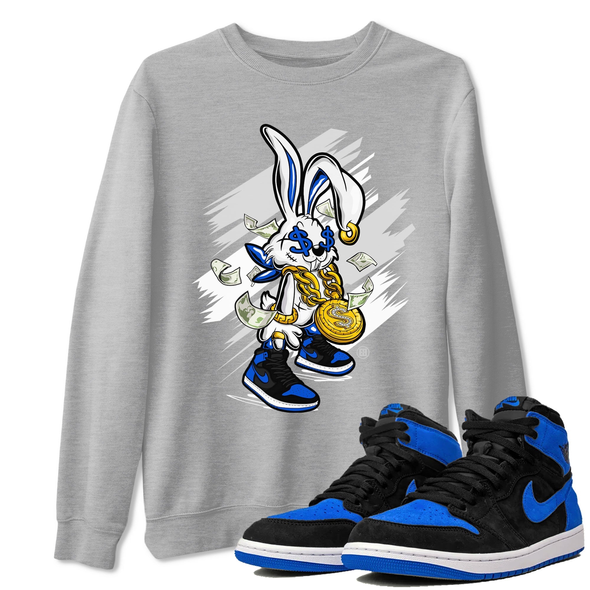 Rich Bunny snkmatch Tee - Air Jordan 1 Royal Reimagined