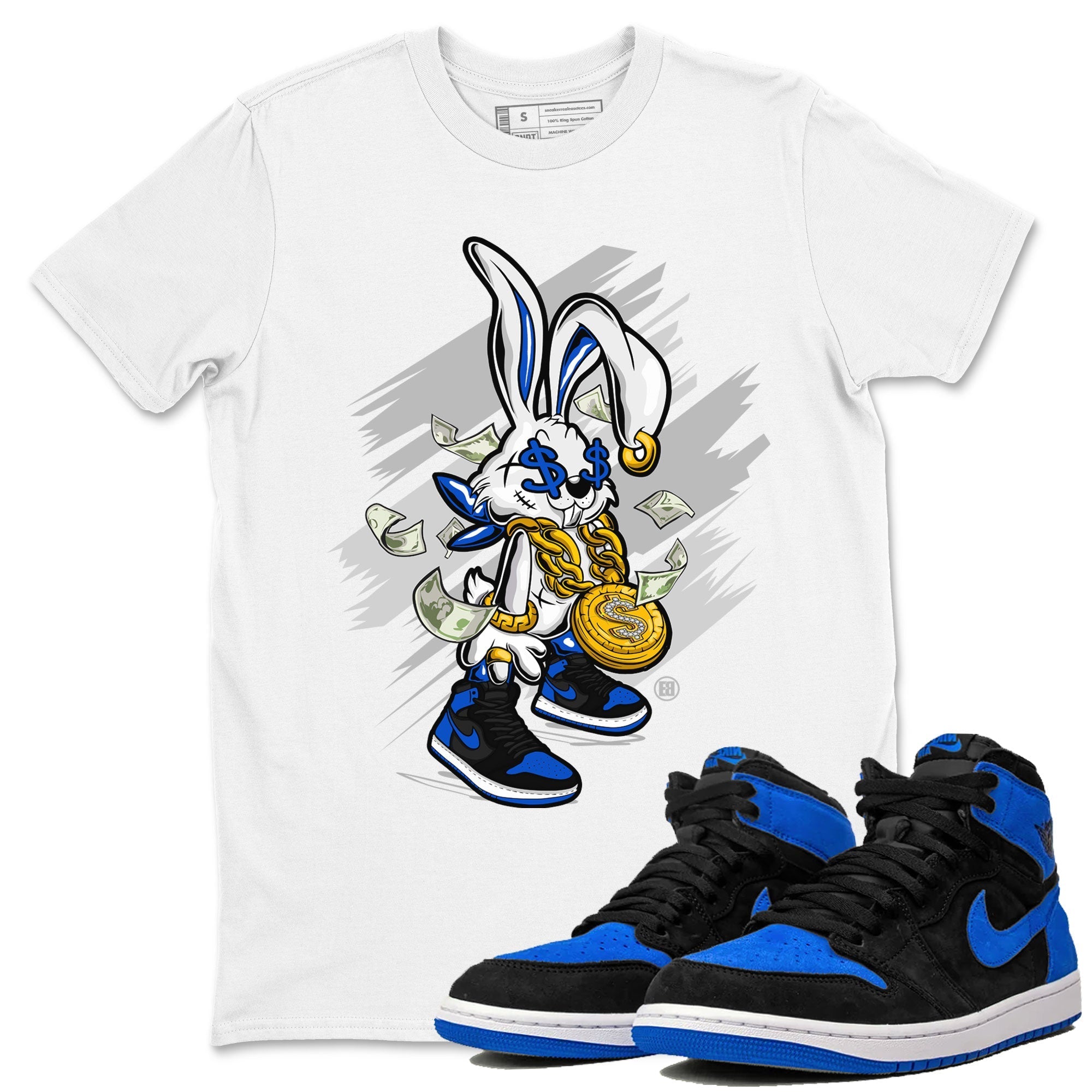 Rich Bunny snkmatch Tee - Air Jordan 1 Royal Reimagined
