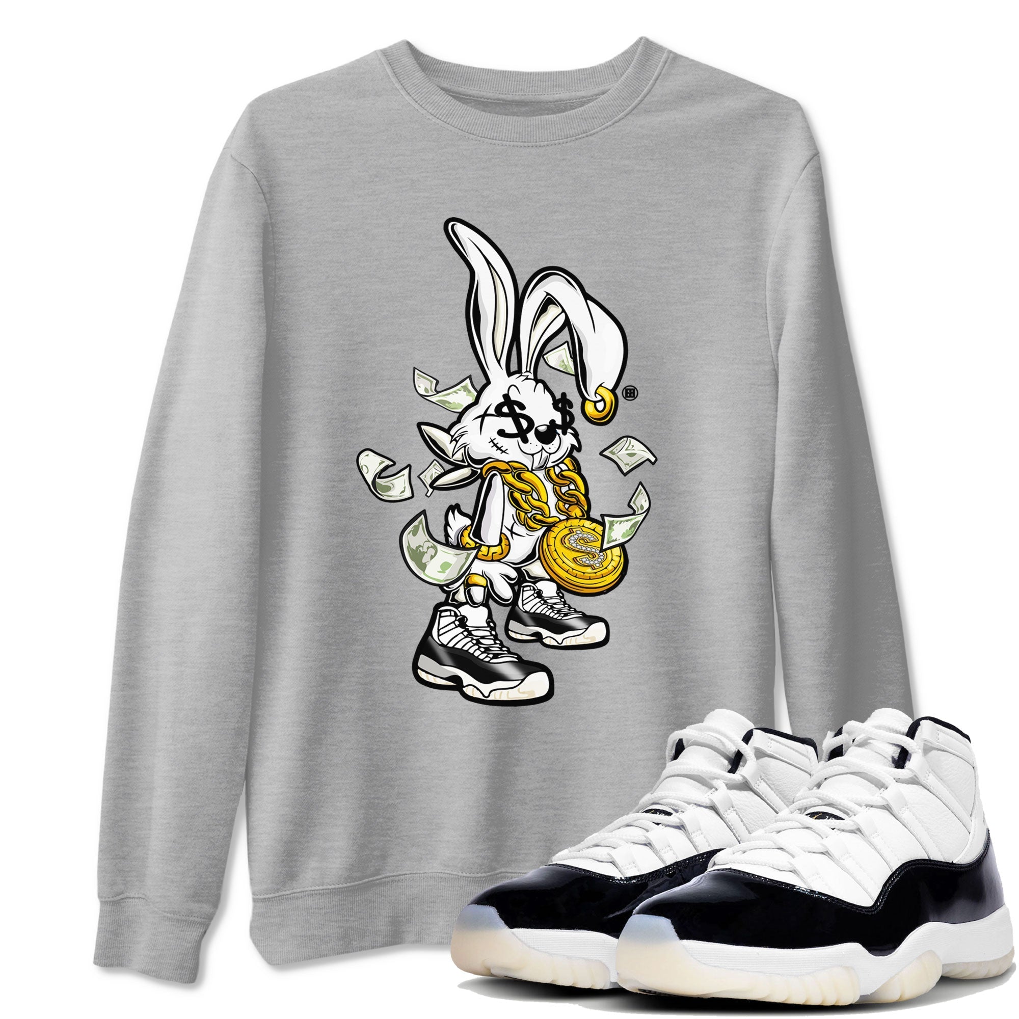Rich Bunny snkmatch Tees - Air Jordan 11 Gratitude