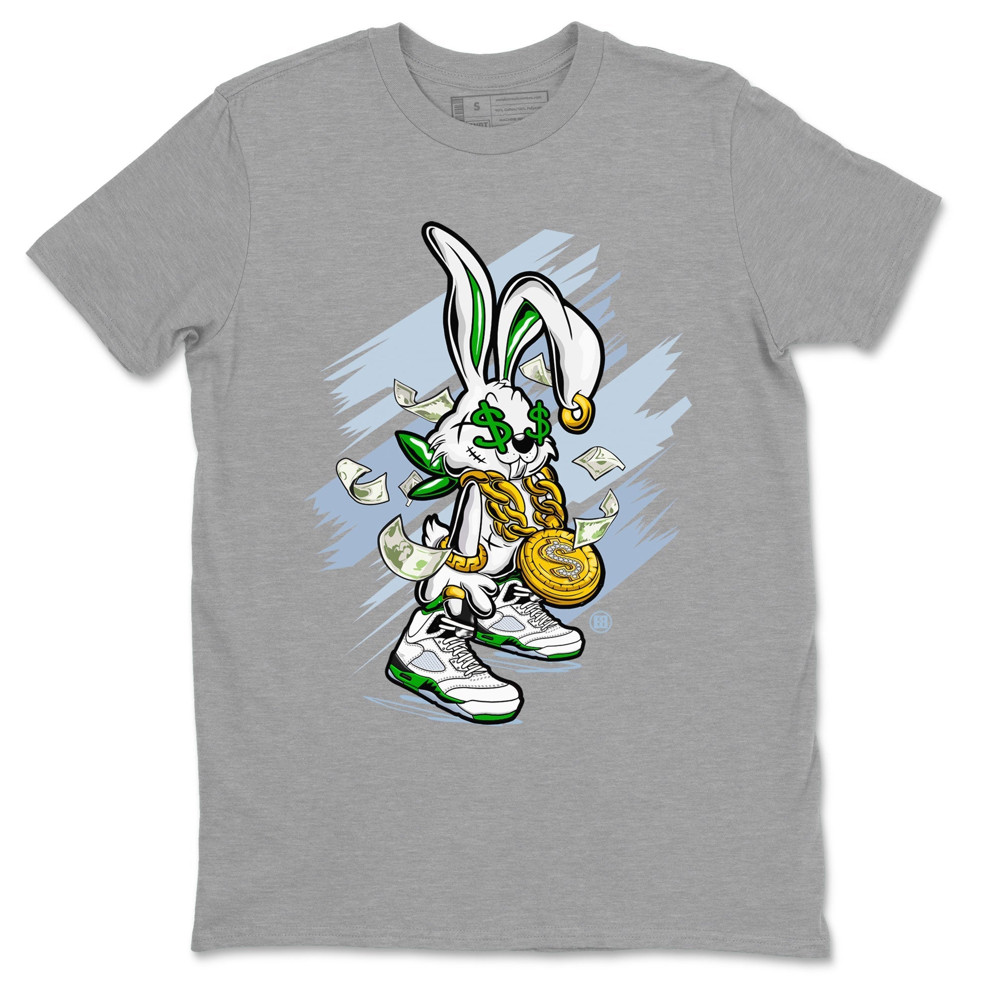 Rich Bunny snkmatch Tee - Air Jordan 5 Lucky Green