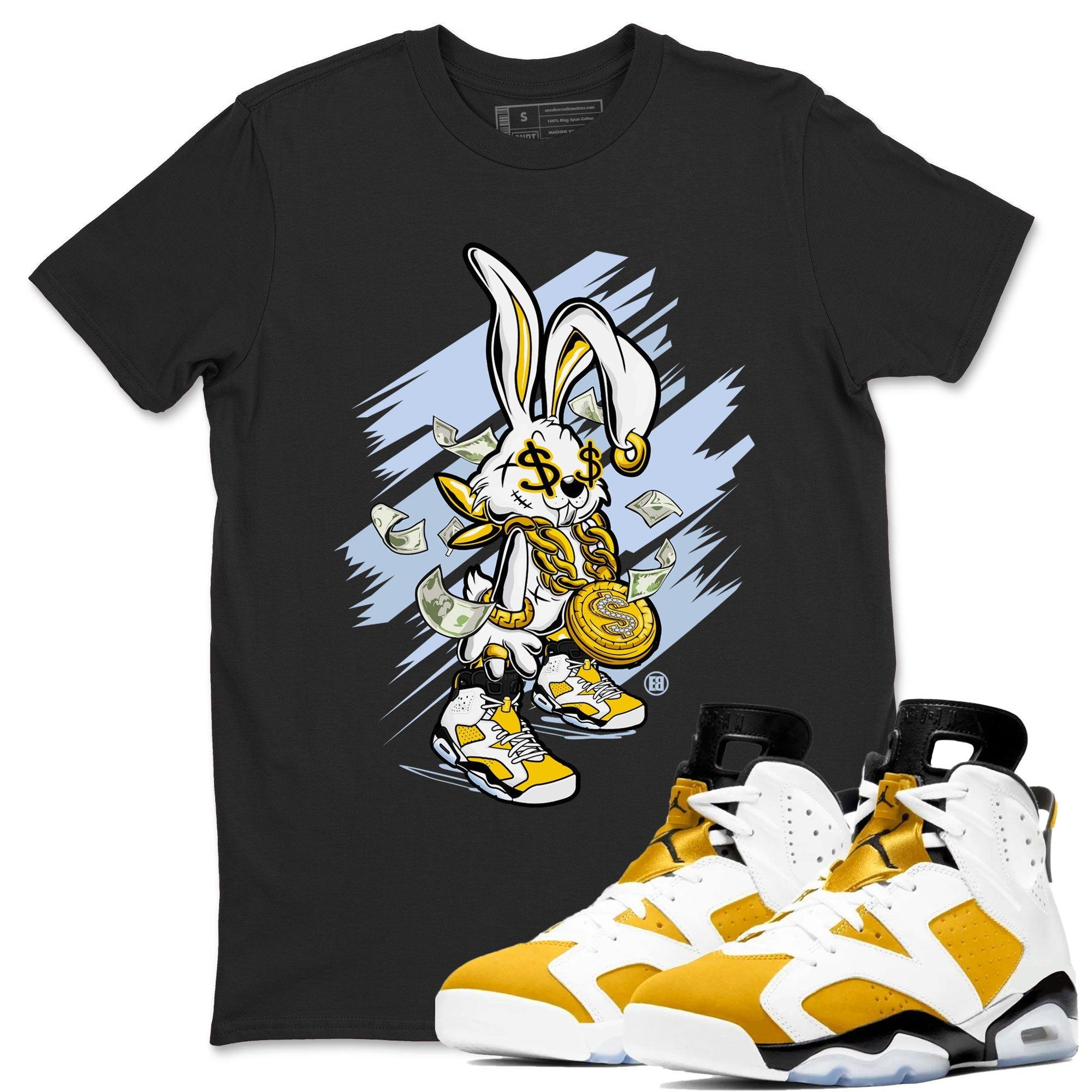 Rich Bunny snkmatch Tee - Air Jordan 6 Yellow Ochre