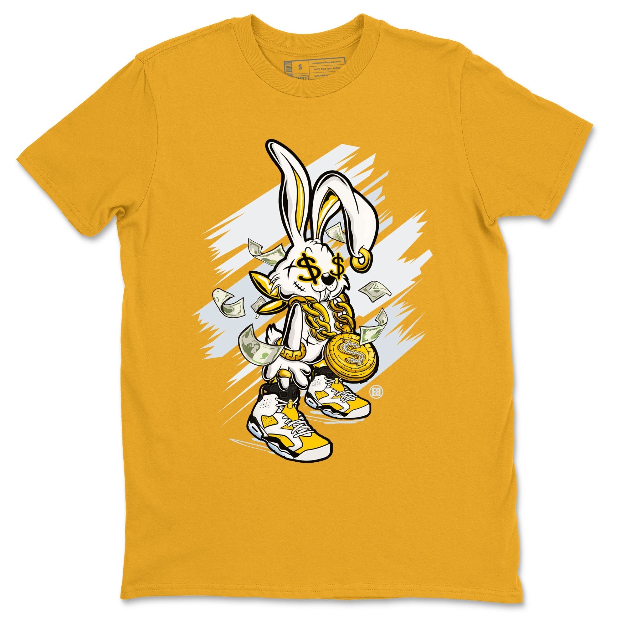 Rich Bunny snkmatch Tee - Air Jordan 6 Yellow Ochre