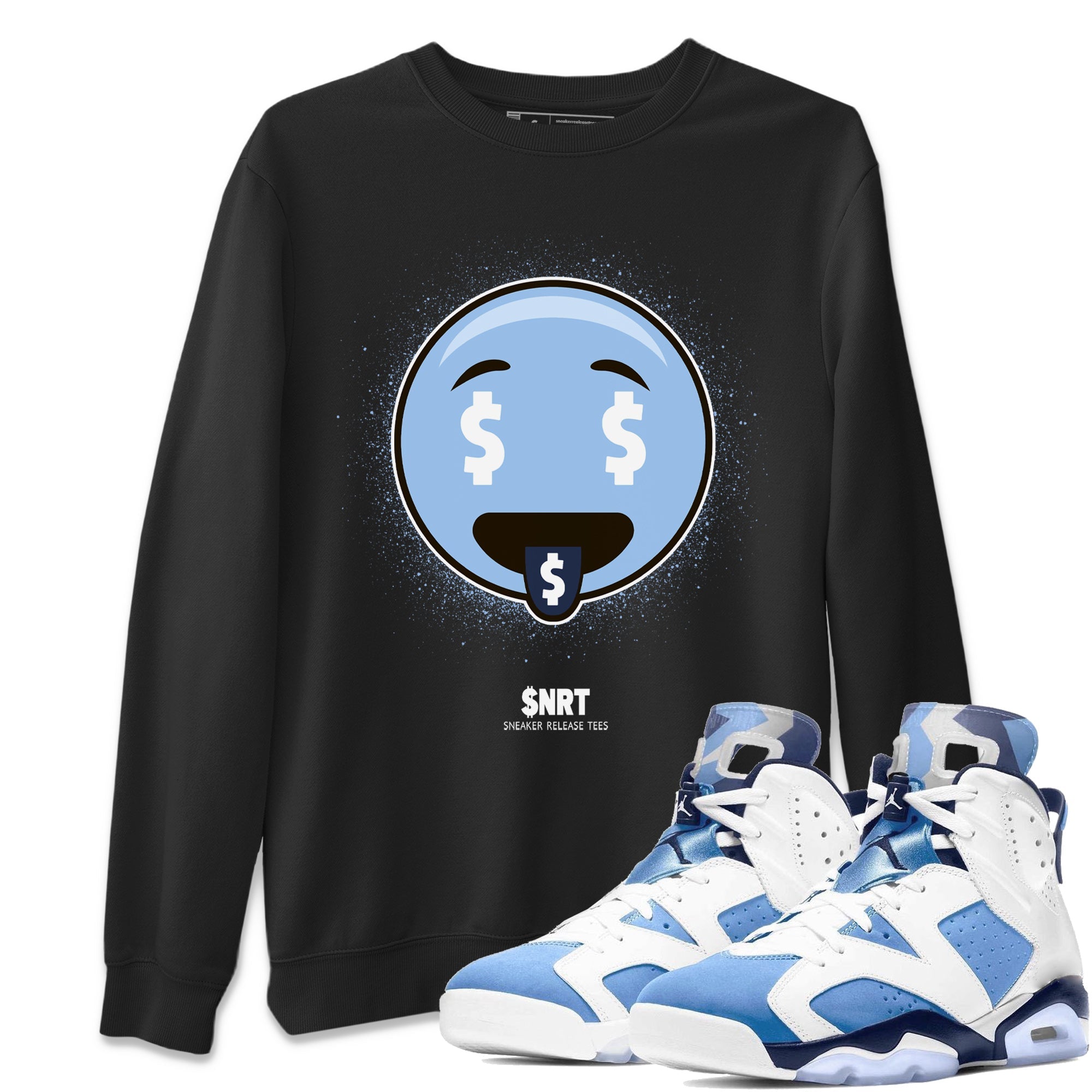 Rich Tongue Unisex Tops - Air Jordan 6 UNC