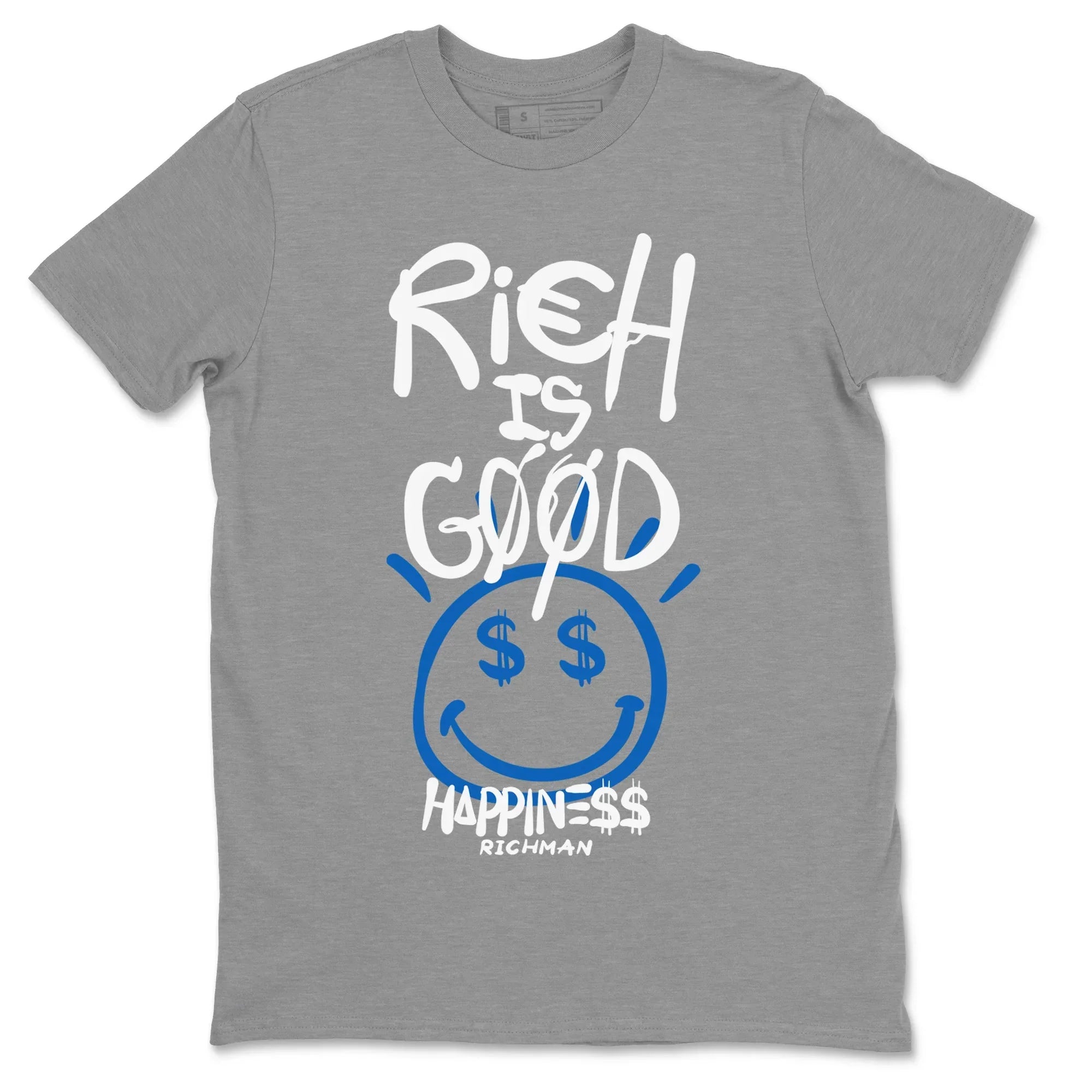 Rich Is Good Unisex Tops - Air Jordan 1 True Blue