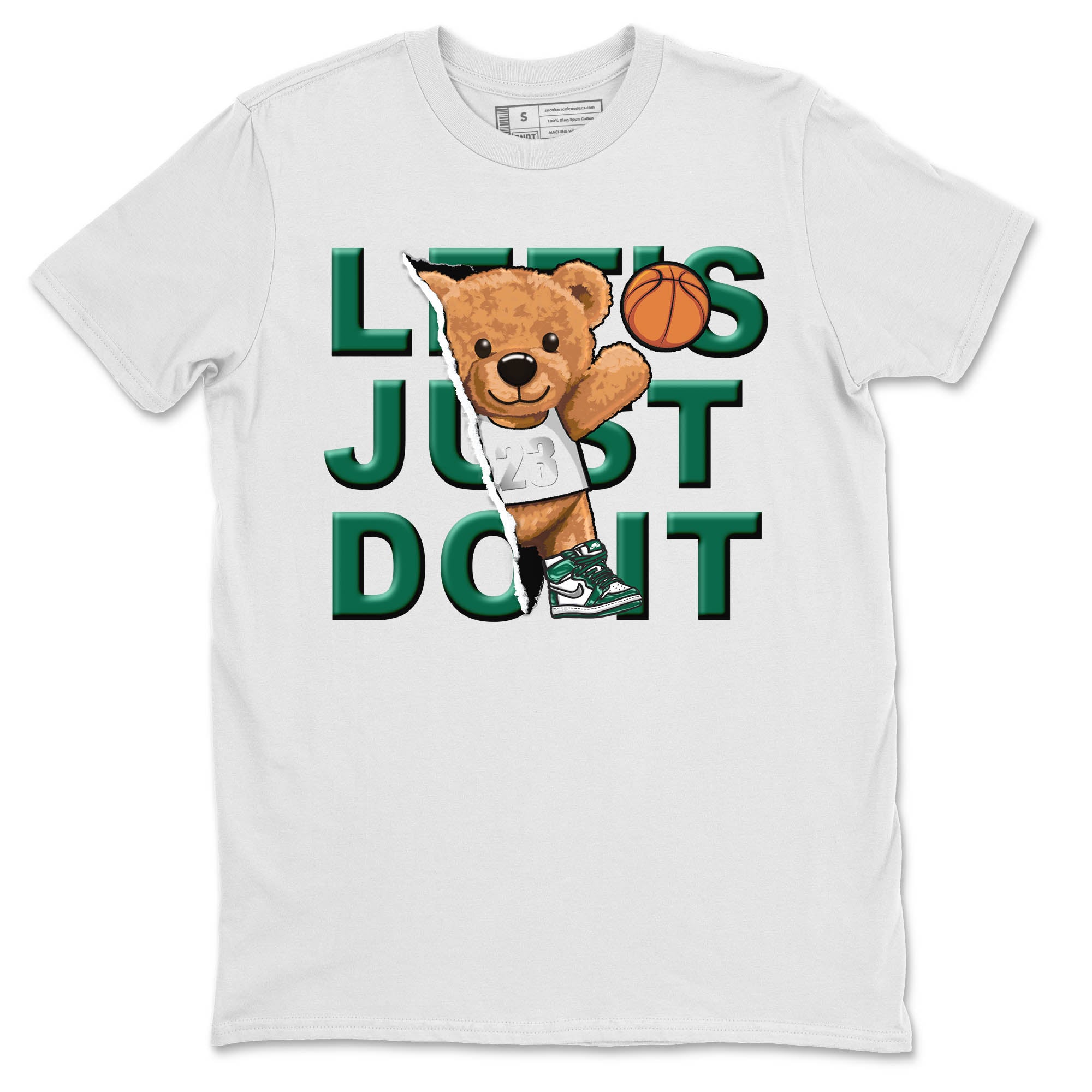 Rip Out Bear Unisex Tops - Air Jordan 1 Gorge Green