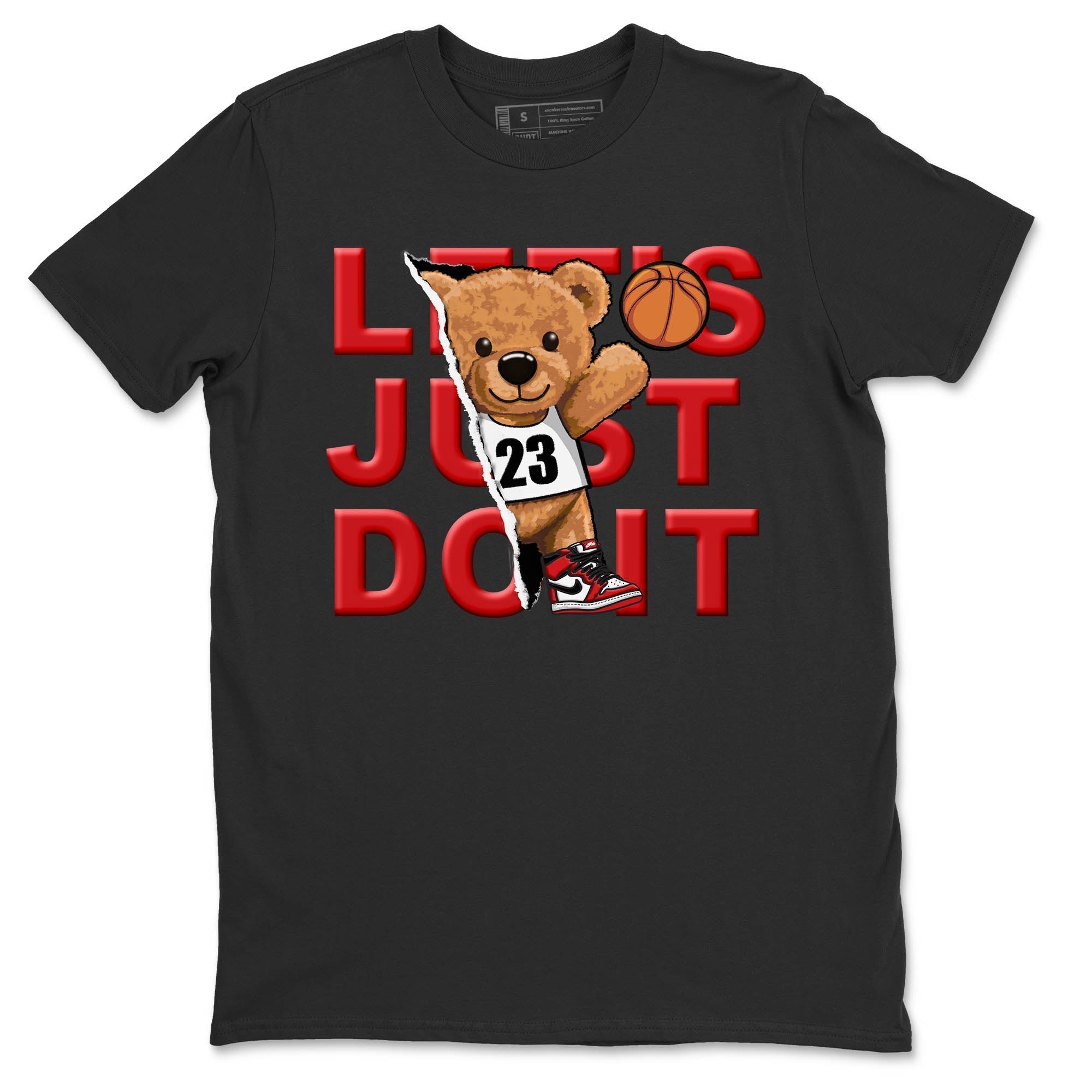 Rip Out Bear Unisex Tops - Air Jordan 1 Lost & Found