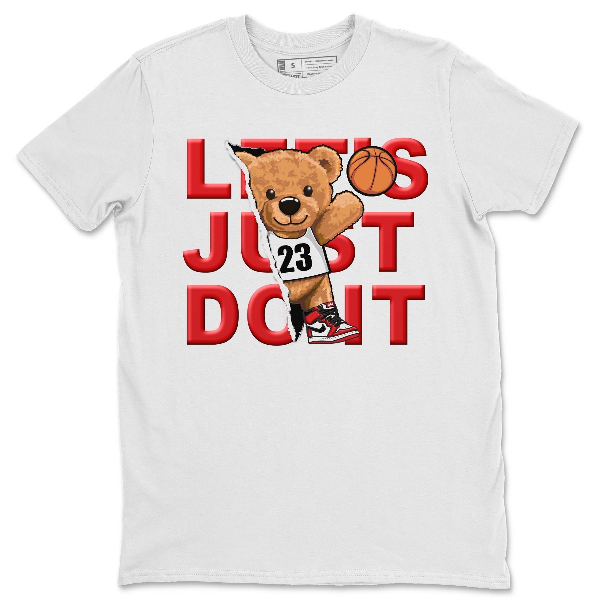 Rip Out Bear Unisex Tops - Air Jordan 1 Lost & Found