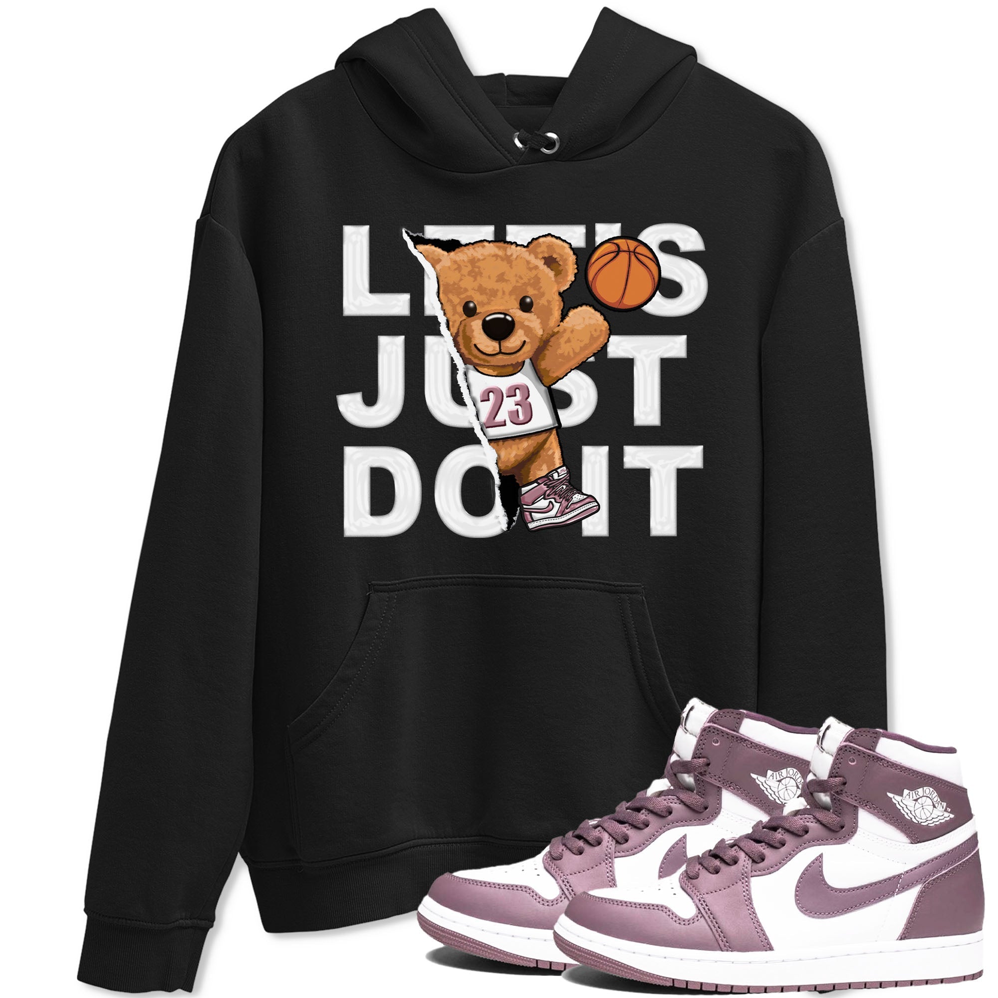 Rip Out Bear snkmatch Tee - Air Jordan 1 Mauve