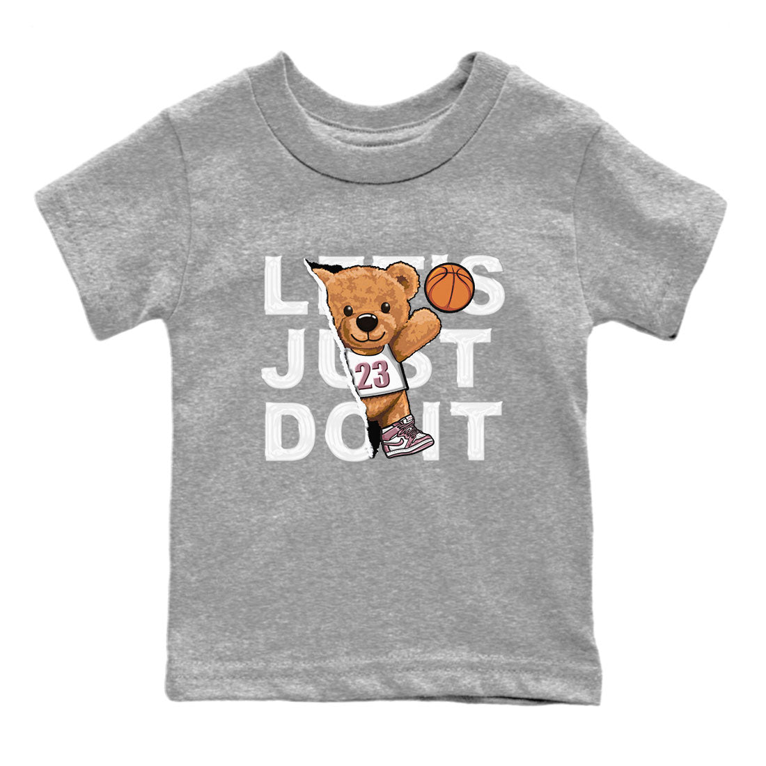 Rip Out Bear snkmatch Tee Kids - Air Jordan 1 Mauve