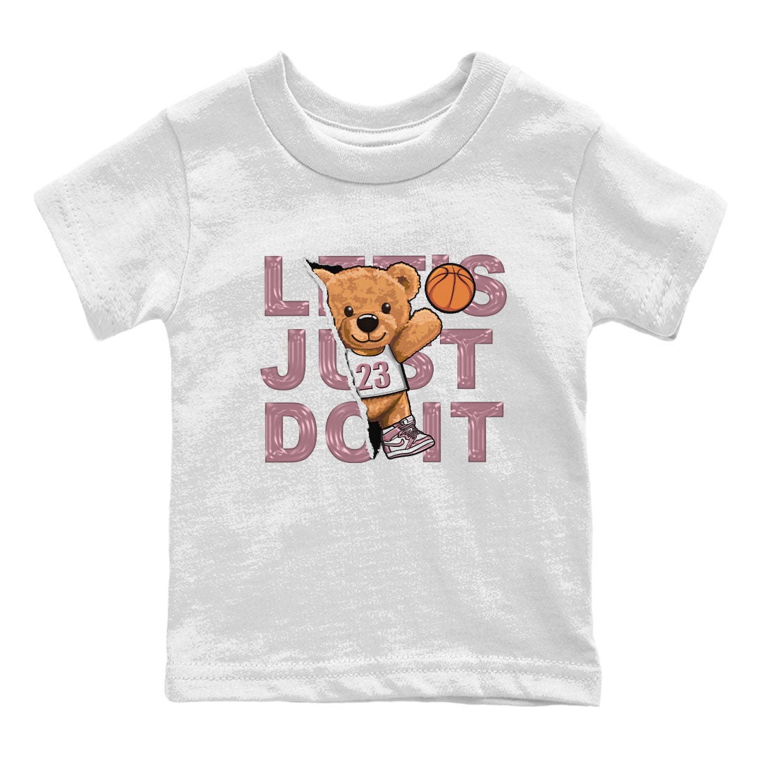Rip Out Bear snkmatch Tee Kids - Air Jordan 1 Mauve