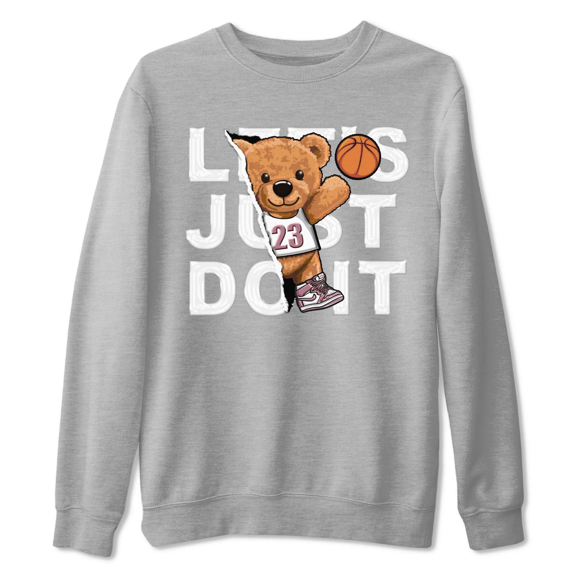 Rip Out Bear snkmatch Tee - Air Jordan 1 Mauve