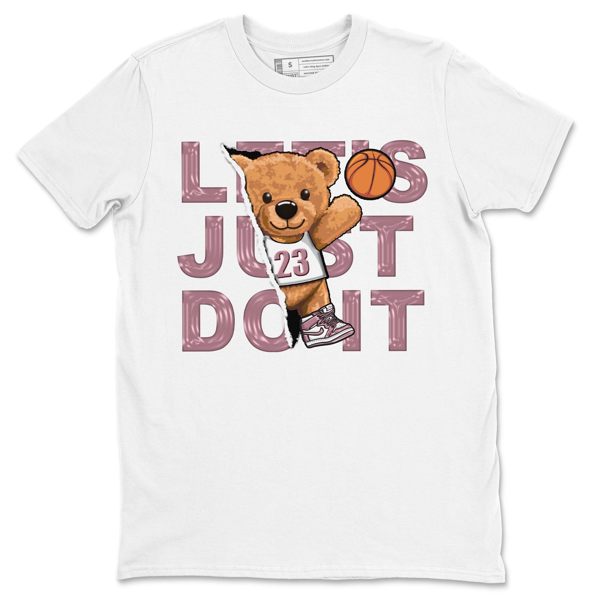 Rip Out Bear snkmatch Tee - Air Jordan 1 Mauve