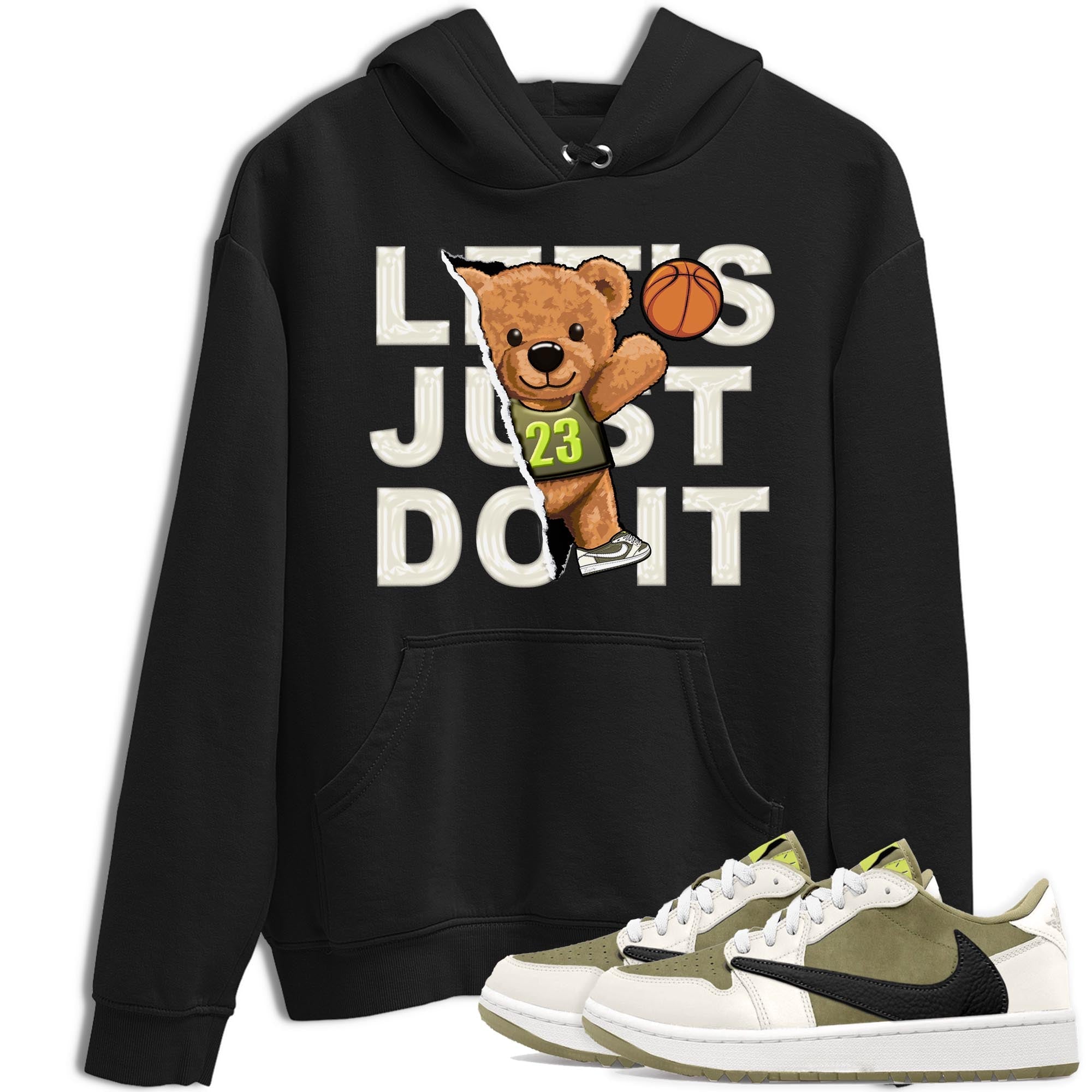 Rip Out Bear snkmatch Tee - Air Jordan 1 Travis Scott Golf