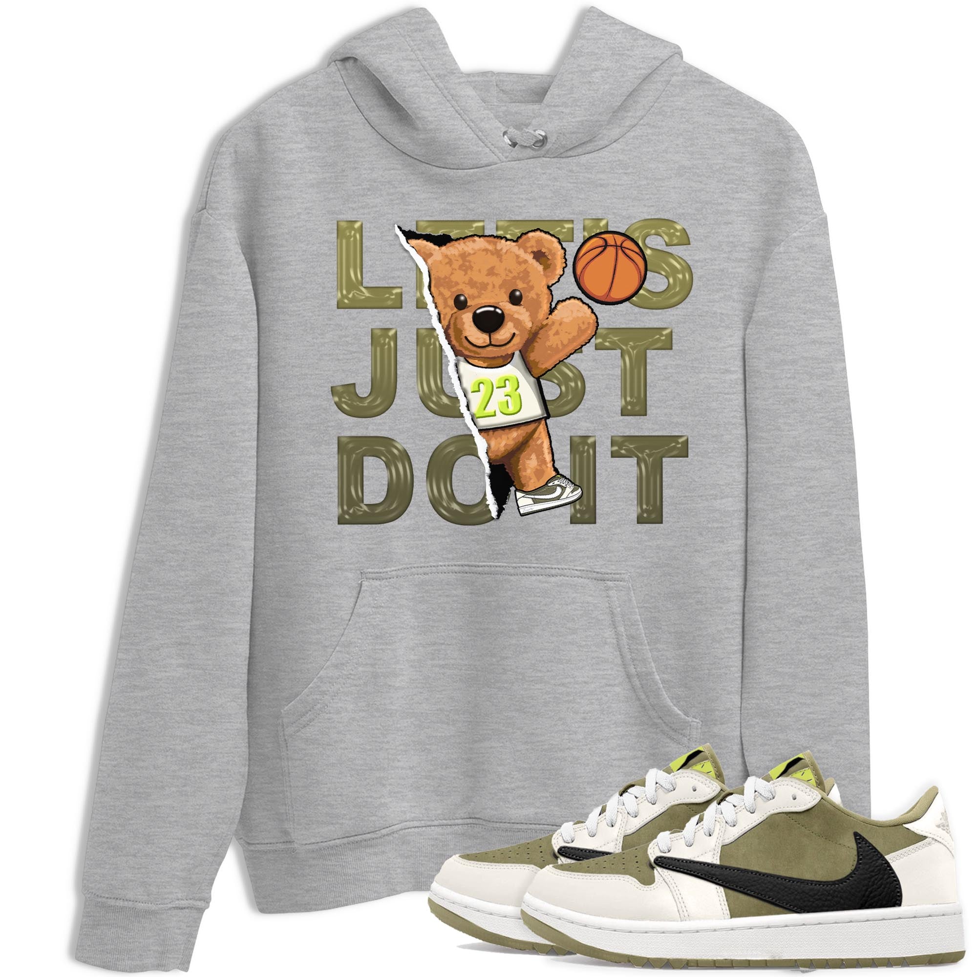 Rip Out Bear snkmatch Tee - Air Jordan 1 Travis Scott Golf