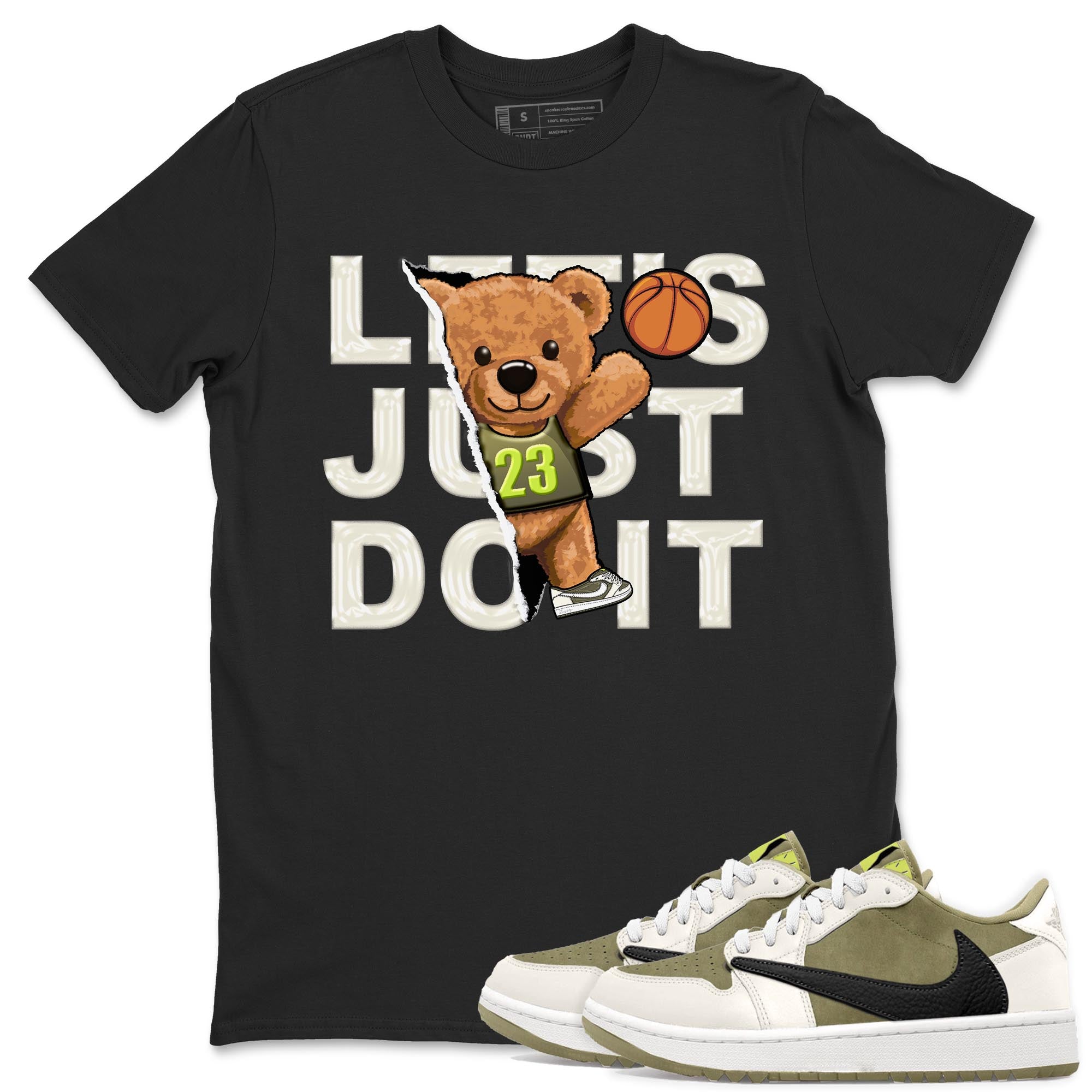 Rip Out Bear snkmatch Tee - Air Jordan 1 Travis Scott Golf