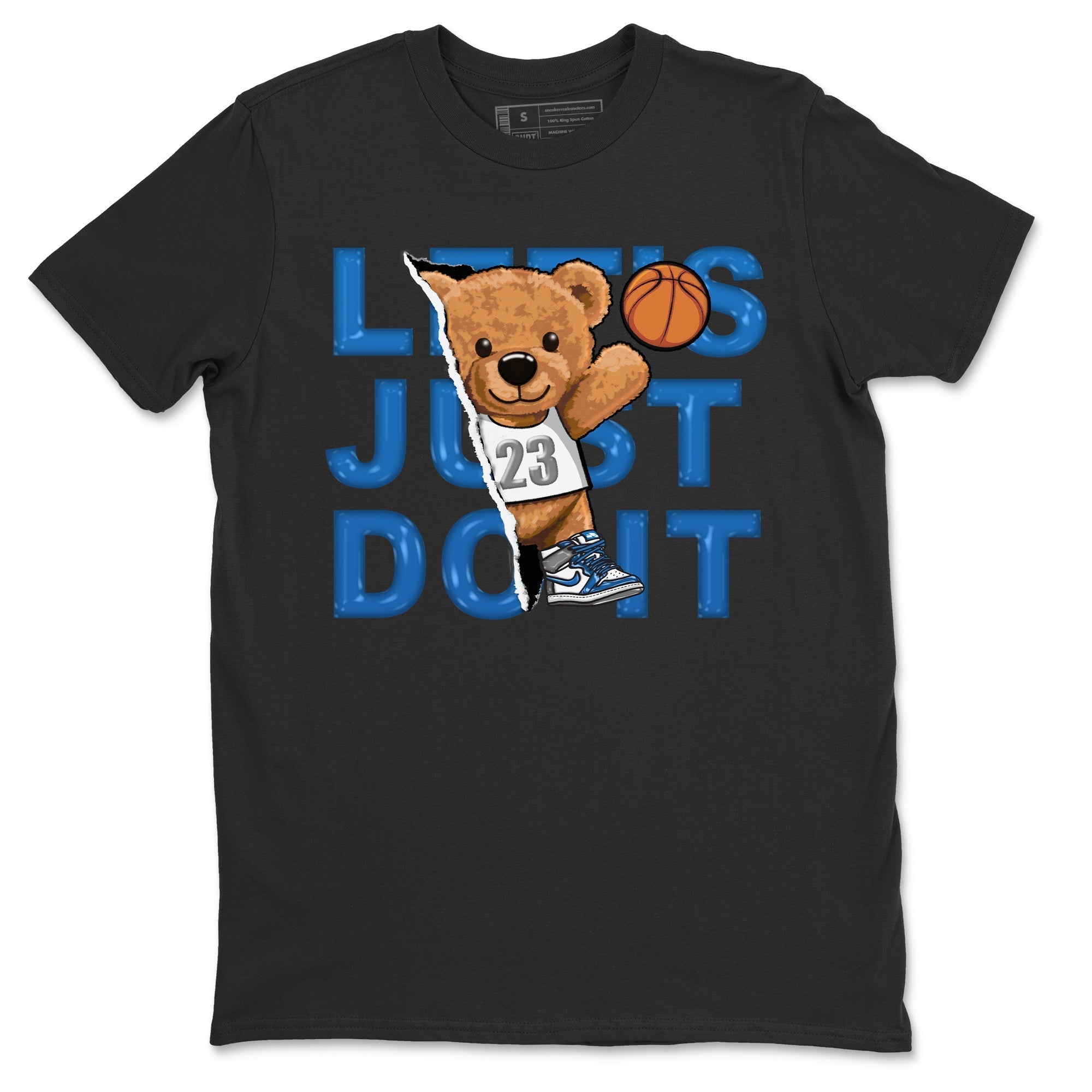 Rip Out Bear Unisex Tops - Air Jordan 1 True Blue