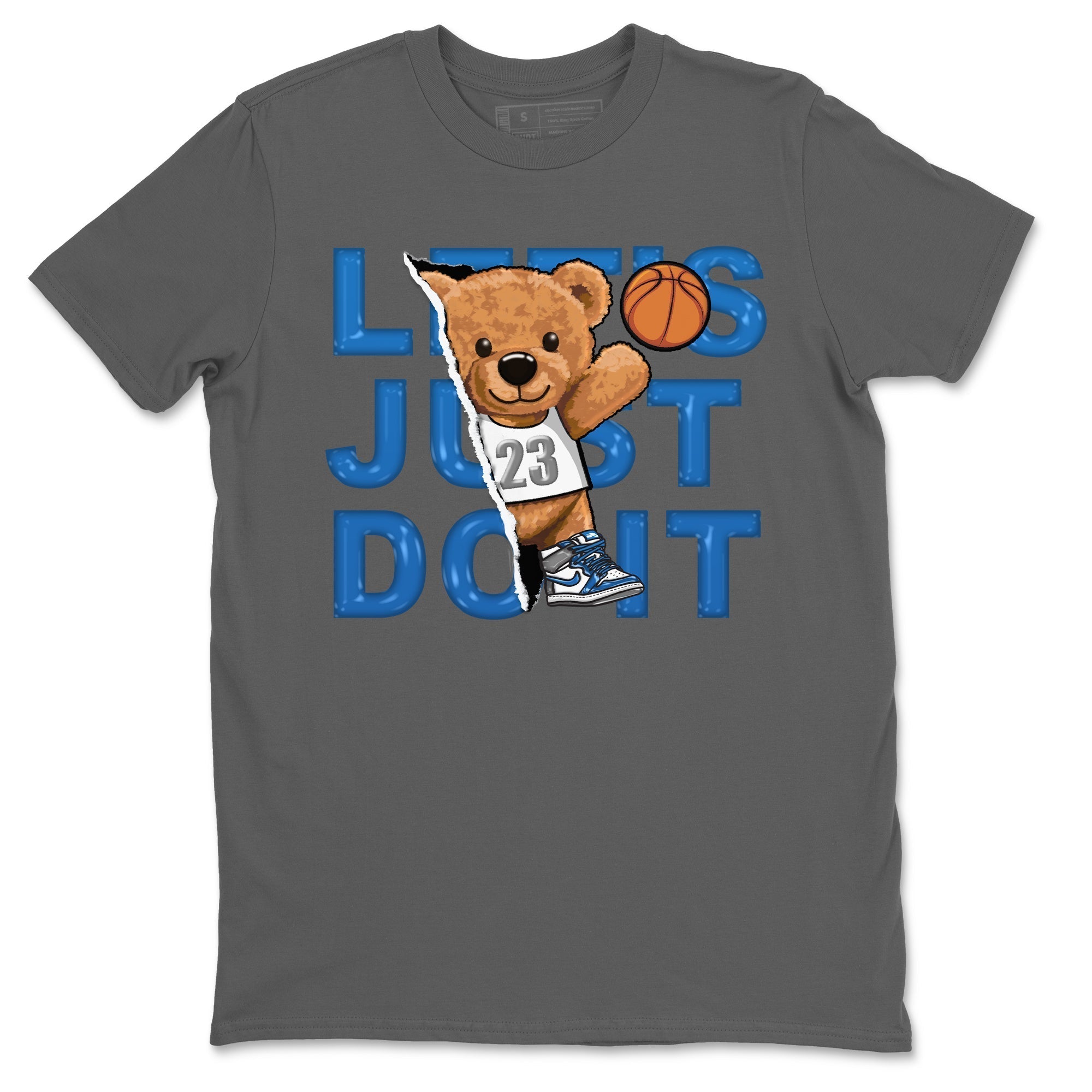 Rip Out Bear Unisex Tops - Air Jordan 1 True Blue