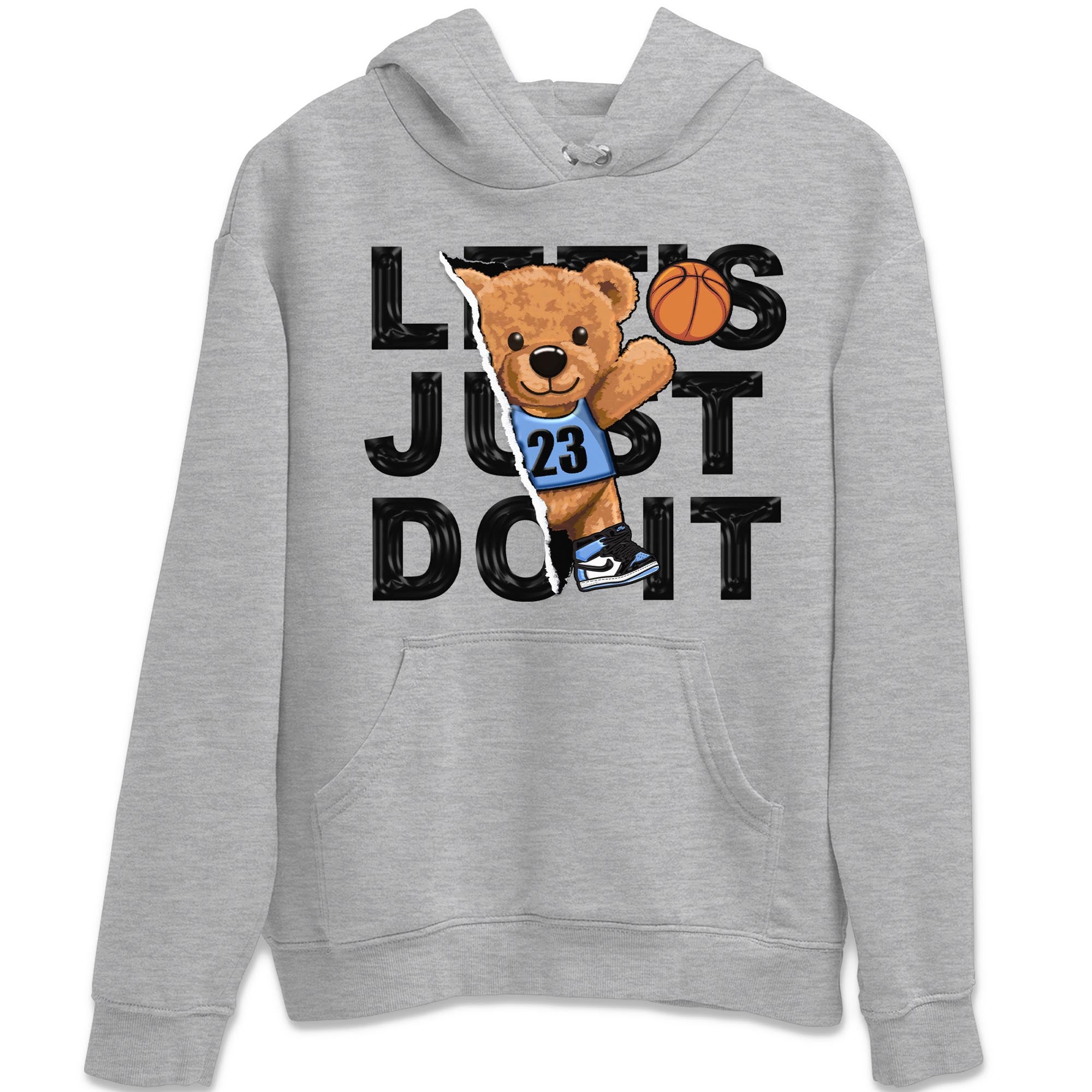 Rip Out Bear snkmatch Tee - Air Jordan 1 UNC Toe