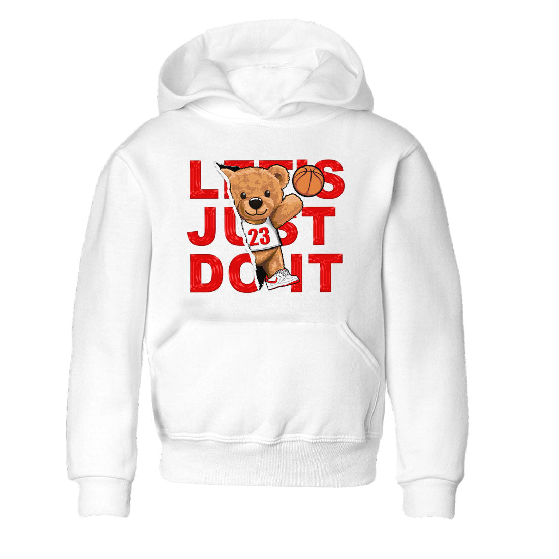 Rip Out Bear snkmatch Tee Kids - Air Jordan 1 University Red