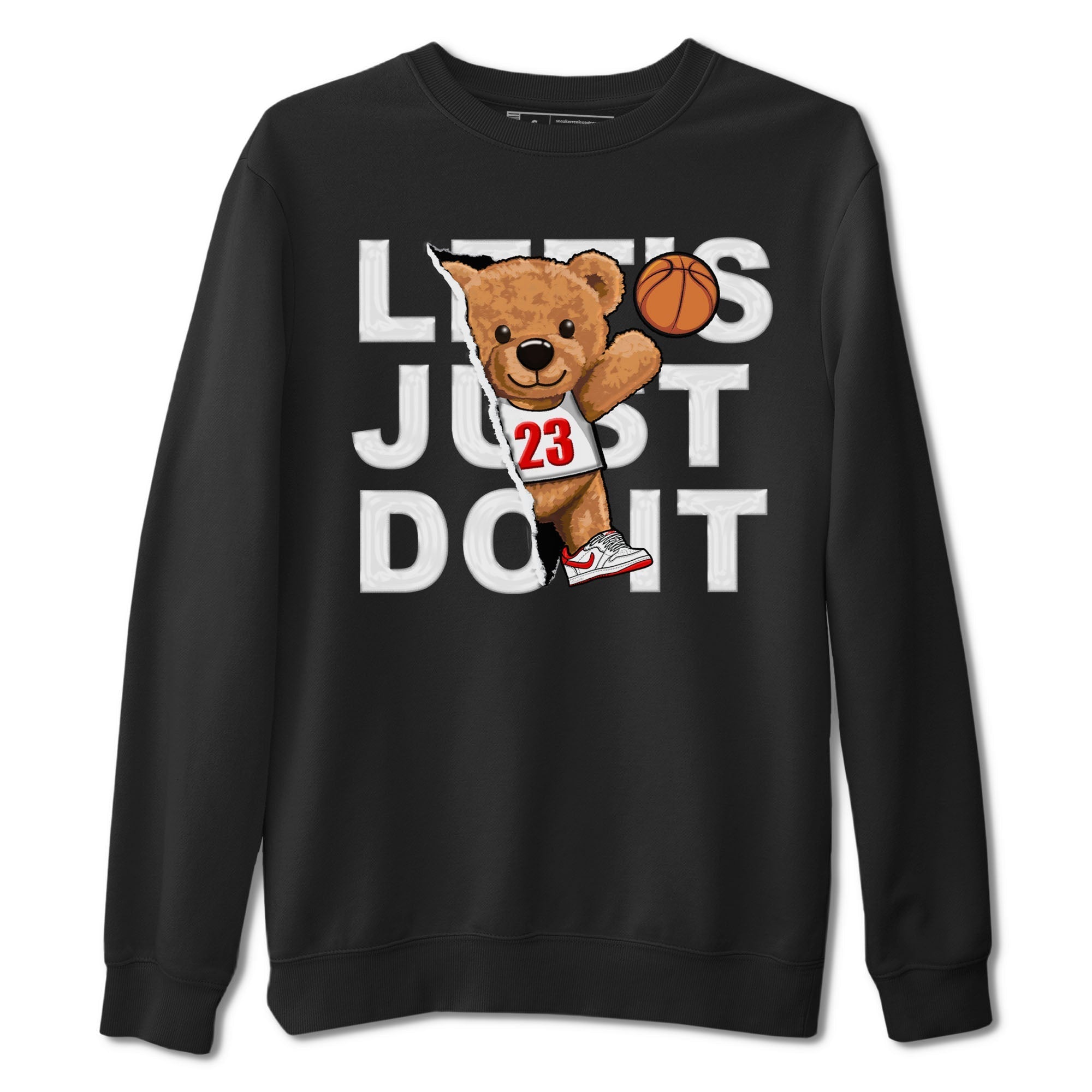 Rip Out Bear snkmatch Tee - Air Jordan 1 University Red