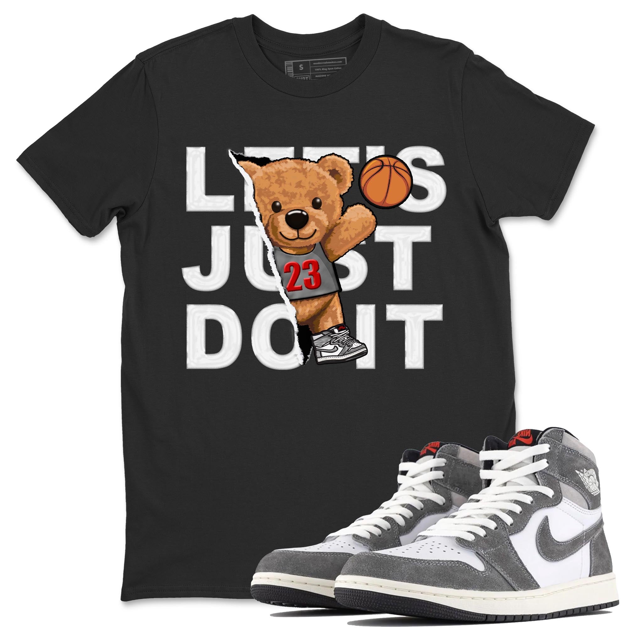 Rip Out Bear Unisex Tops - Air Jordan 1 Washed Heritage