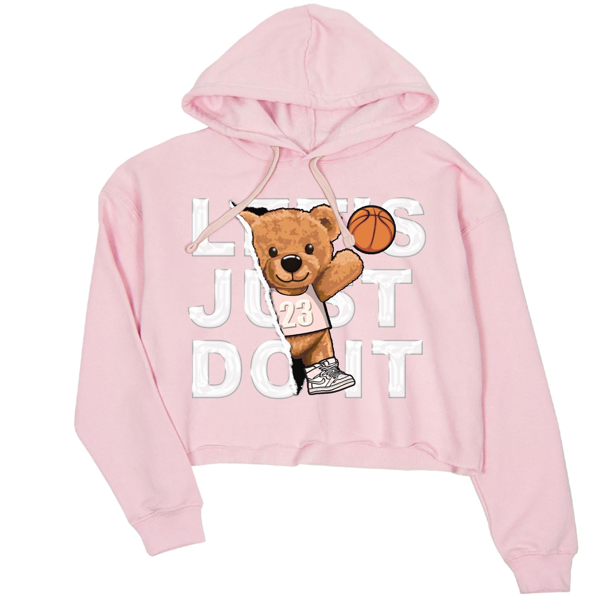 Rip Out Bear Women's Tops - Air Jordan 1 Washed Pink