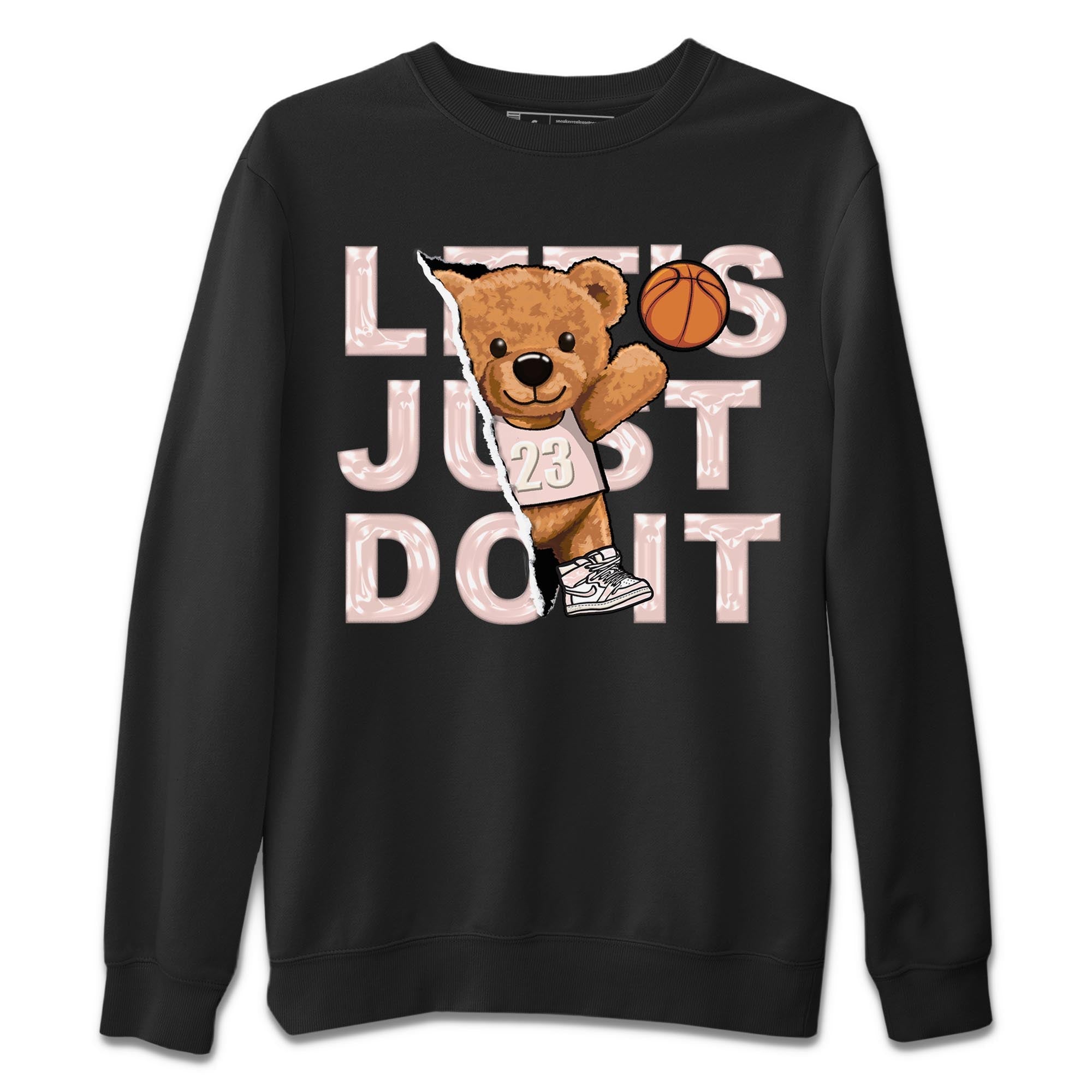 Rip Out Bear Unisex Tops - Air Jordan 1 Washed Pink
