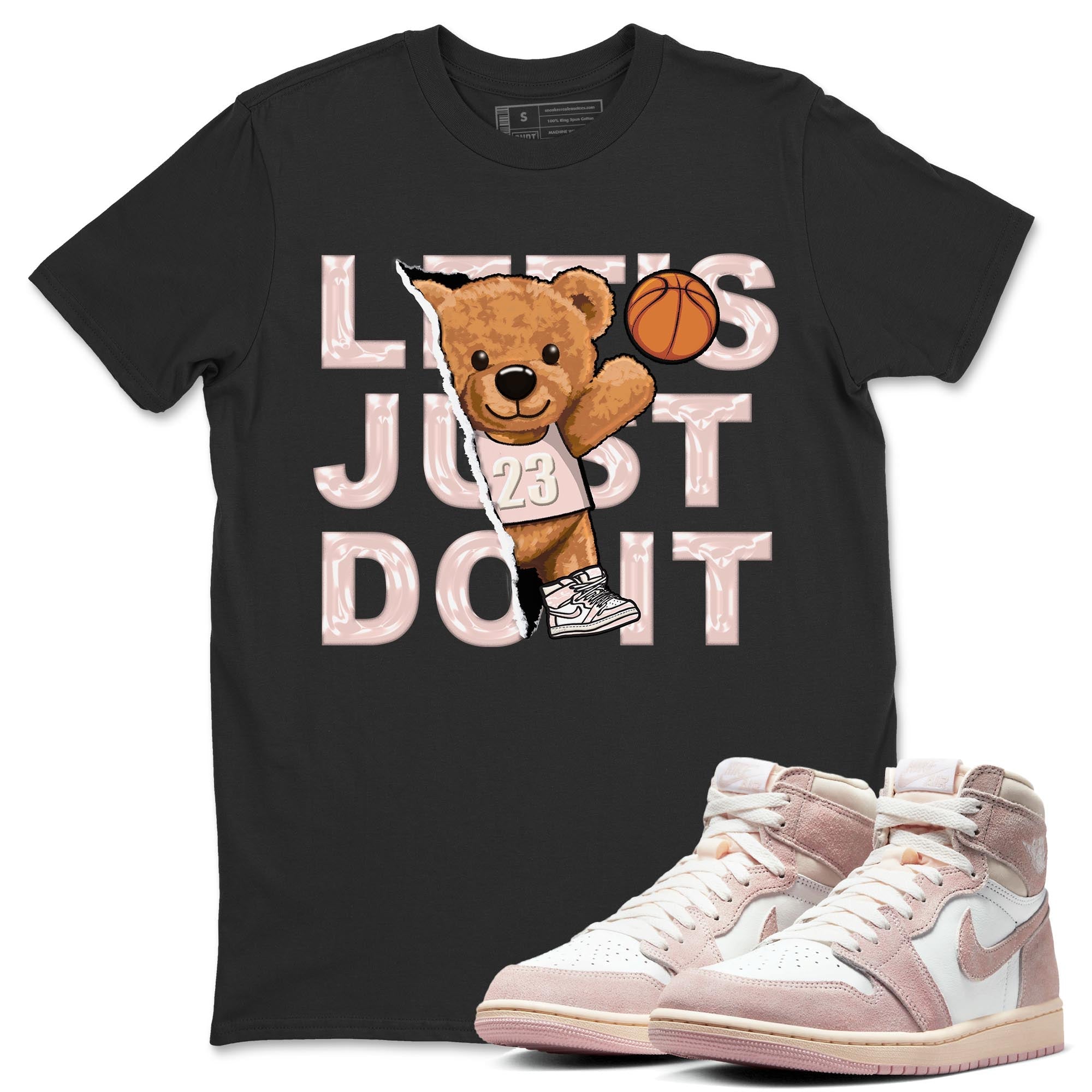 Rip Out Bear Unisex Tops - Air Jordan 1 Washed Pink