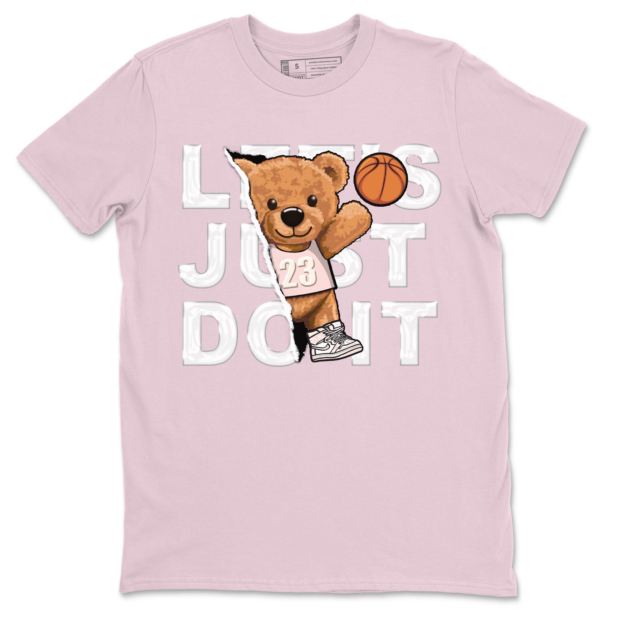 Rip Out Bear Unisex Tops - Air Jordan 1 Washed Pink