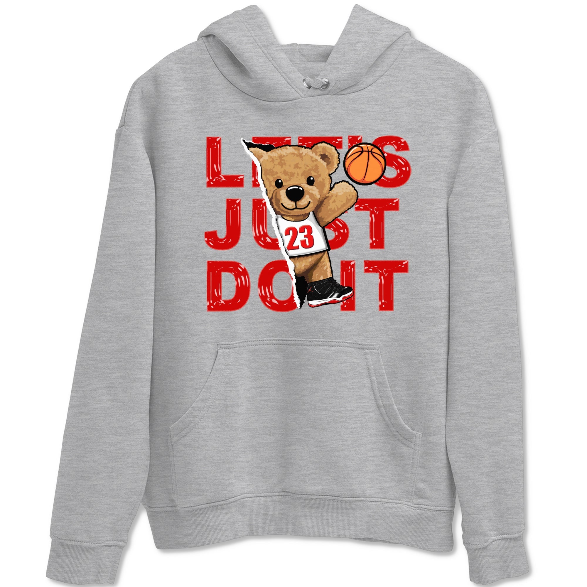 Rip Out Bear snkmatch Tees - Air Jordan 11 Bred Velvet