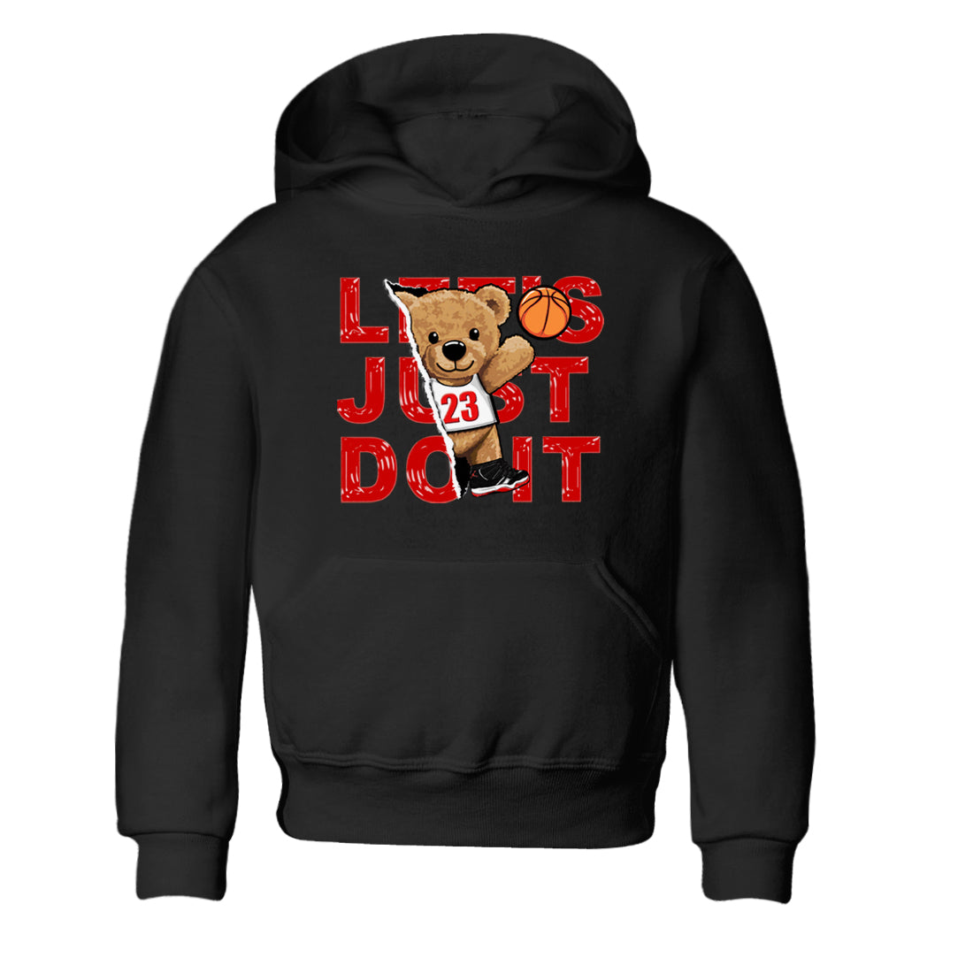 Rip Out Bear snkmatch Tees Kids - Air Jordan 11 Bred Velvet