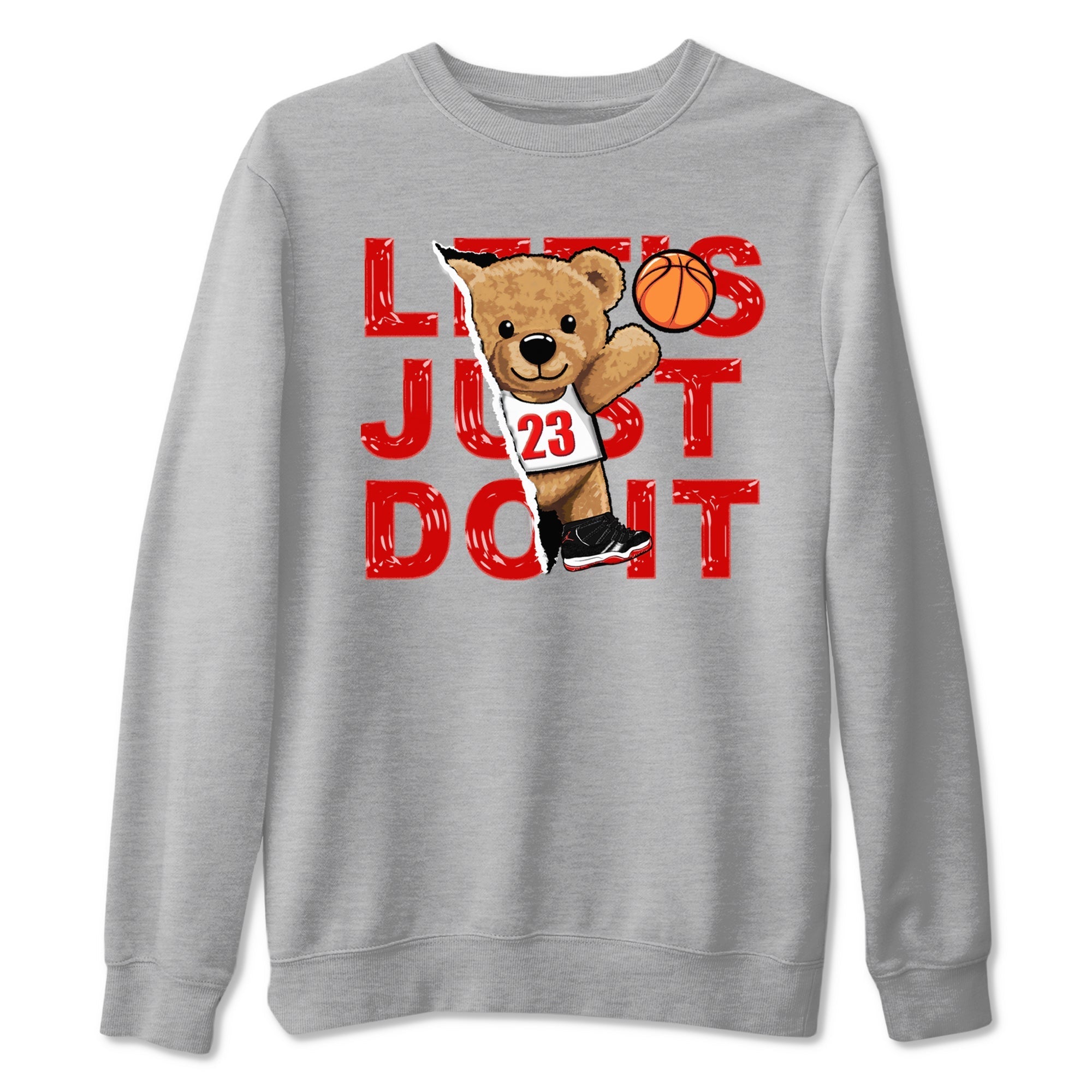 Rip Out Bear snkmatch Tees - Air Jordan 11 Bred Velvet