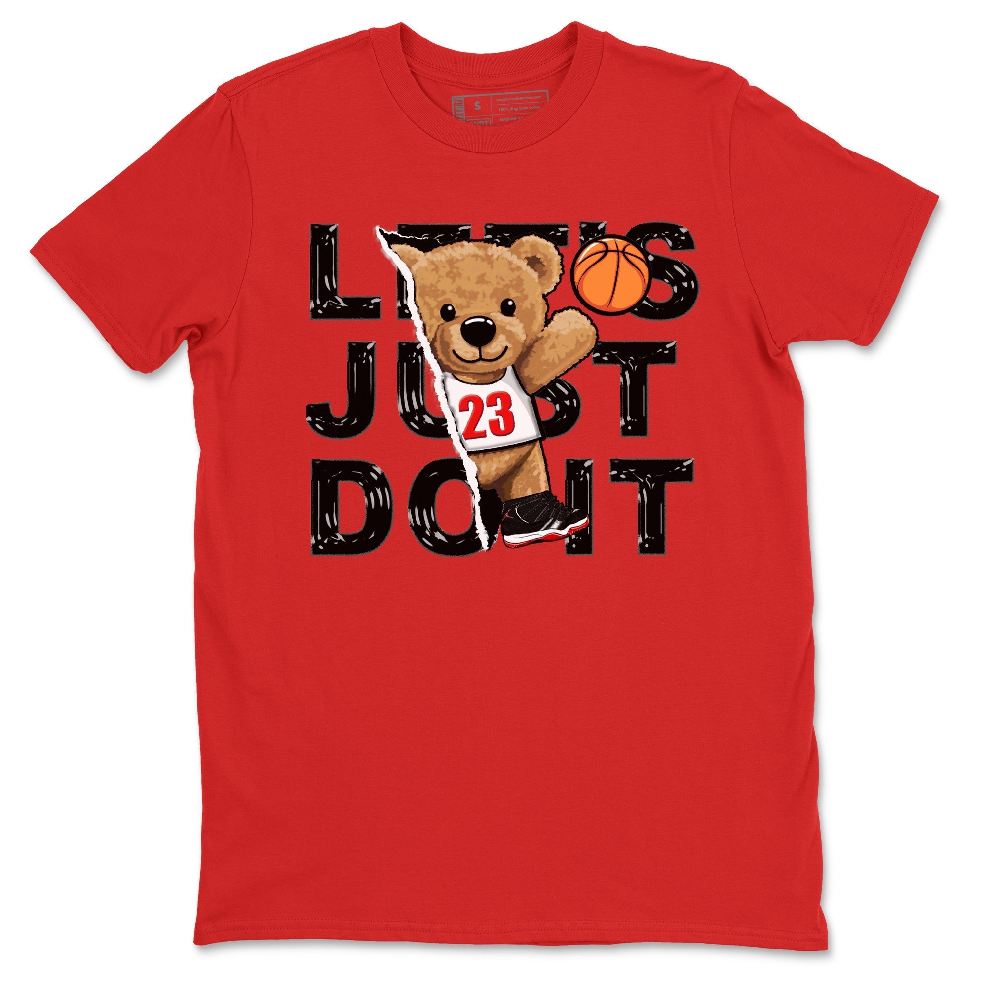 Rip Out Bear snkmatch Tees - Air Jordan 11 Bred Velvet