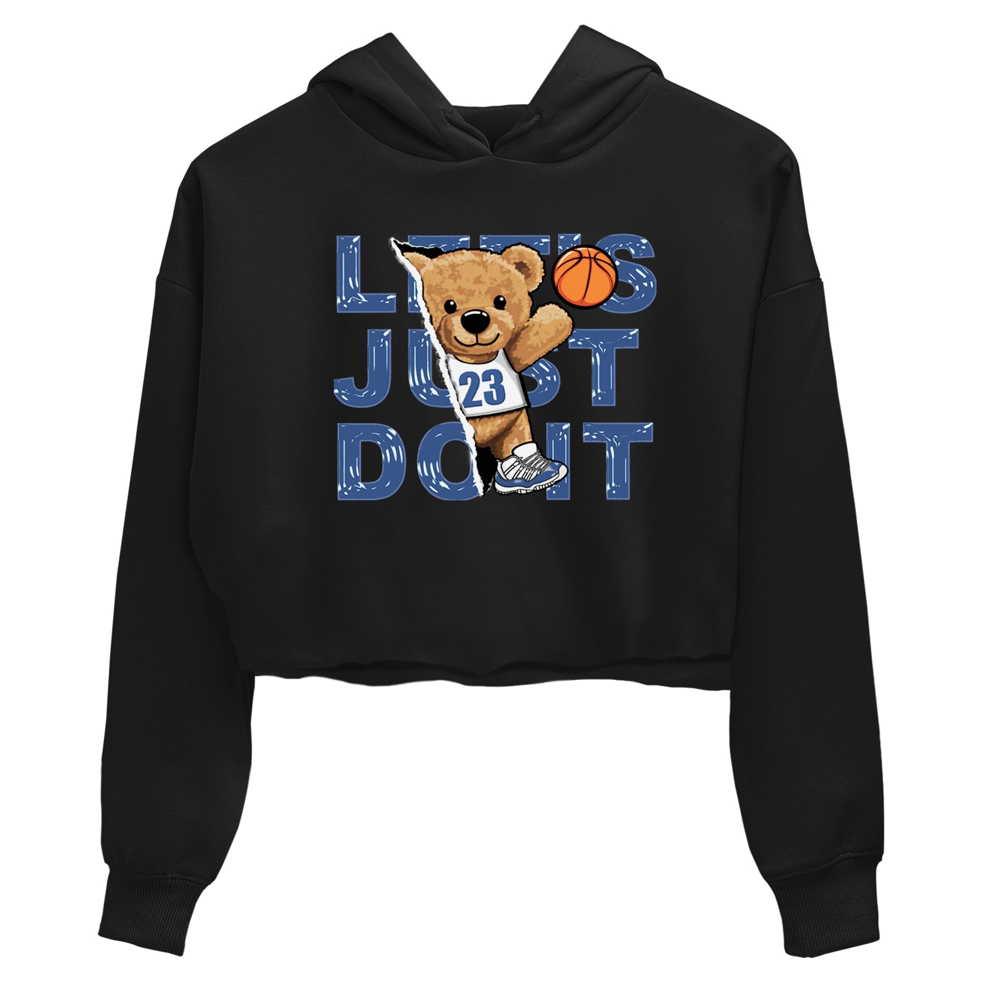 Rip Out Bear snkmatch Women's Top - Air Jordan 11 Diffused Blue