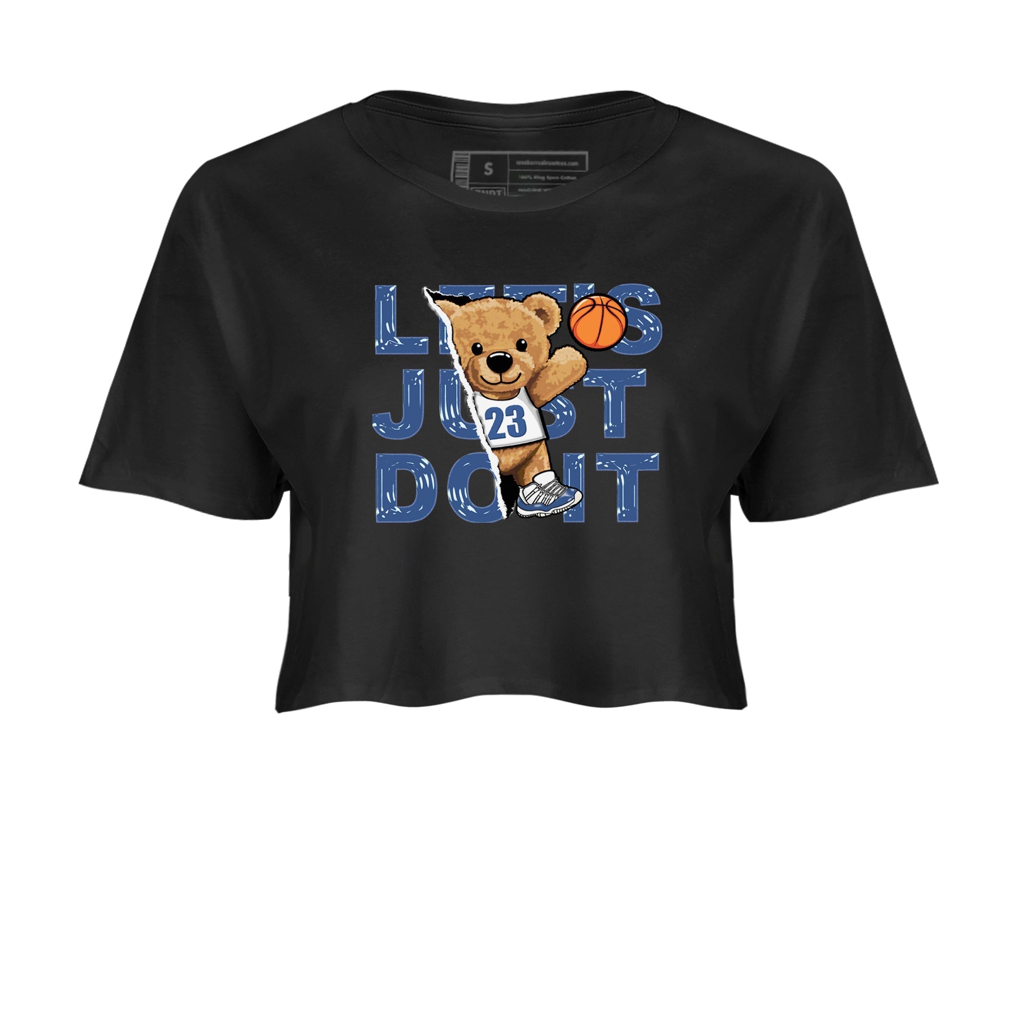 Rip Out Bear snkmatch Women's Top - Air Jordan 11 Diffused Blue