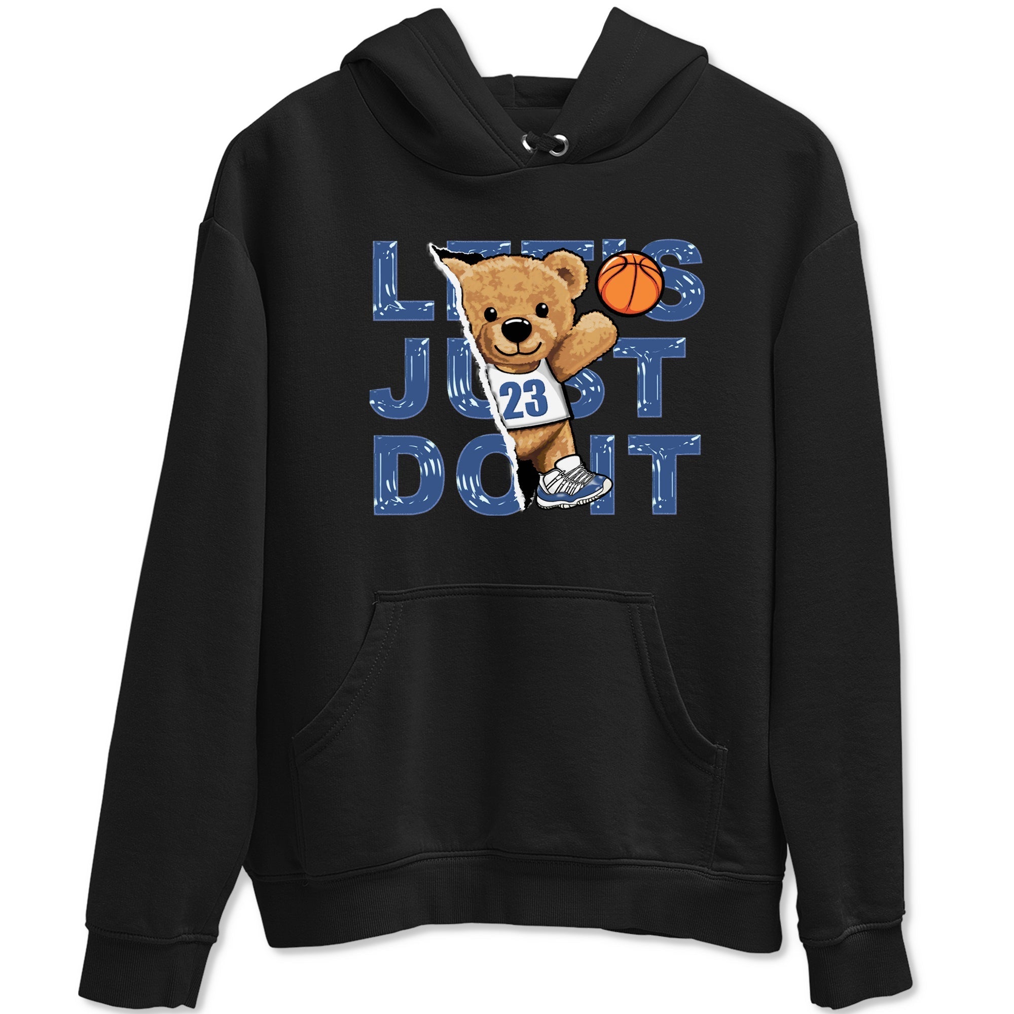 Rip Out Bear snkmatch Tees - Air Jordan 11 Diffused Blue