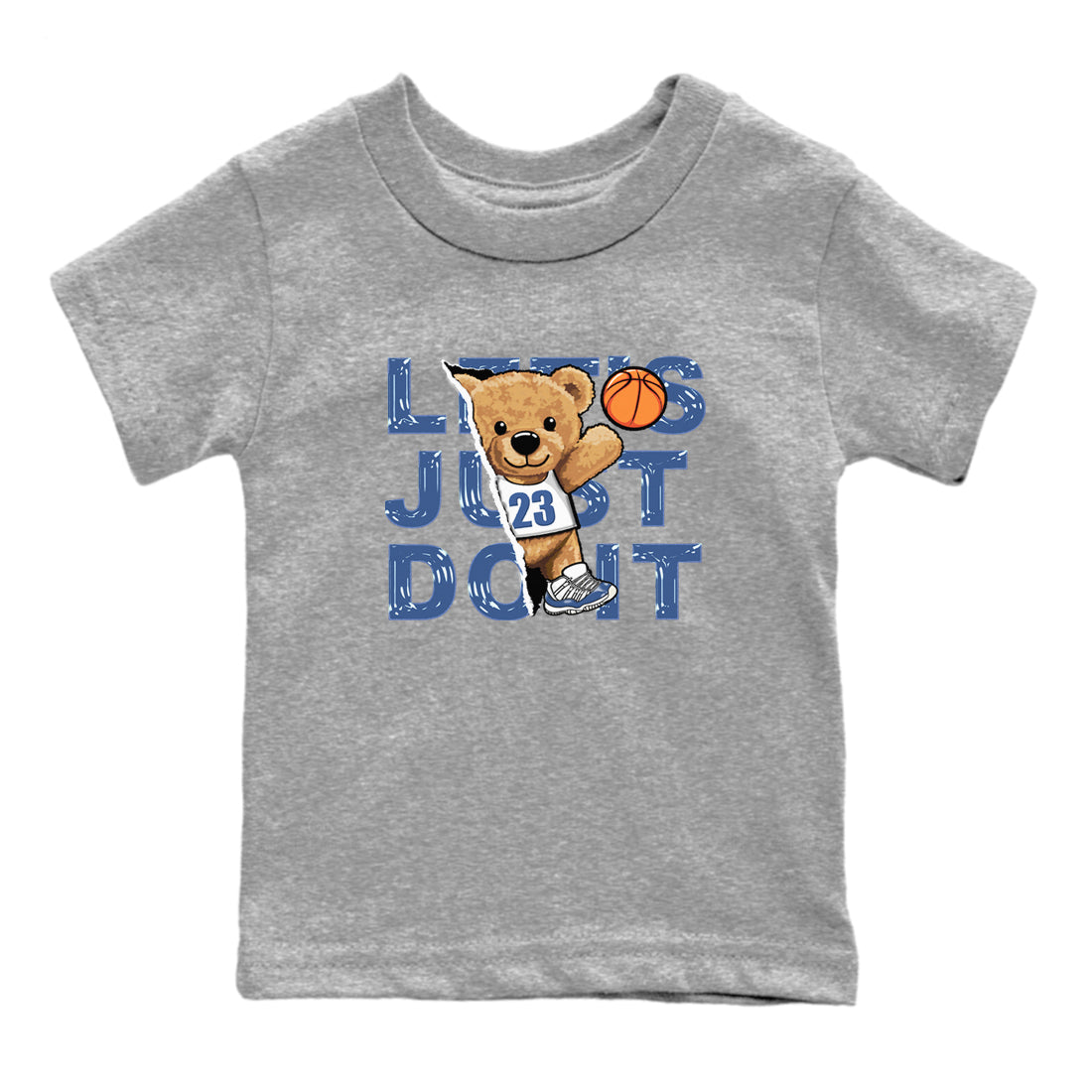 Rip Out Bear snkmatch Tees Kids - Air Jordan 11 Diffused Blue