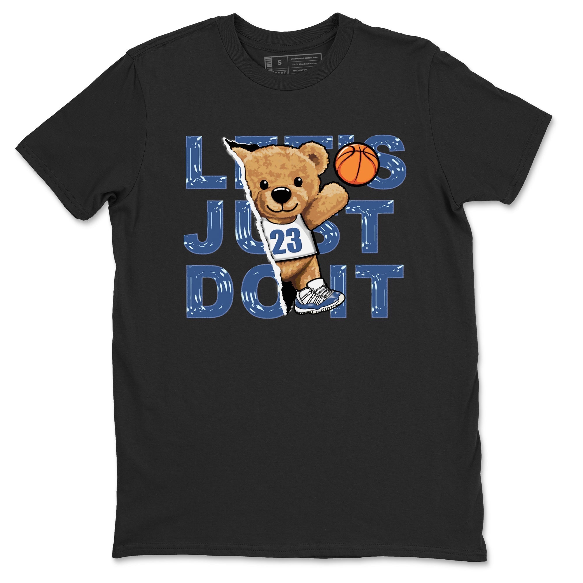 Rip Out Bear snkmatch Tees - Air Jordan 11 Diffused Blue