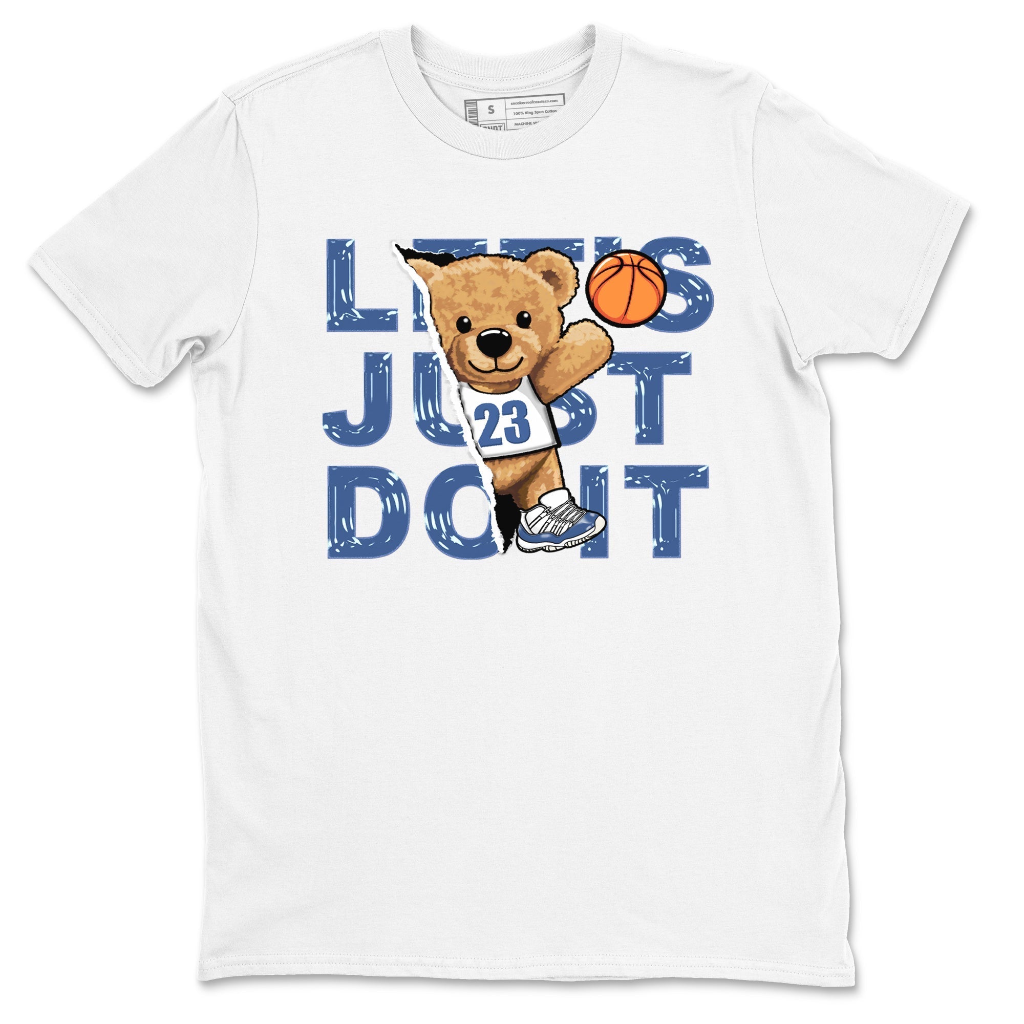 Rip Out Bear snkmatch Tees - Air Jordan 11 Diffused Blue