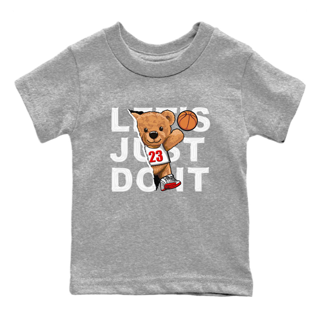 Rip Out Bear snkmatch Tee Kids - Air Jordan 12 Cherry
