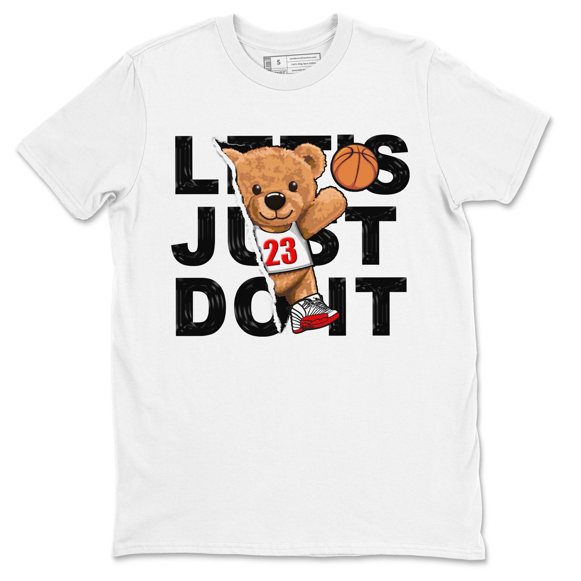 Rip Out Bear snkmatch Tee - Air Jordan 12 Cherry