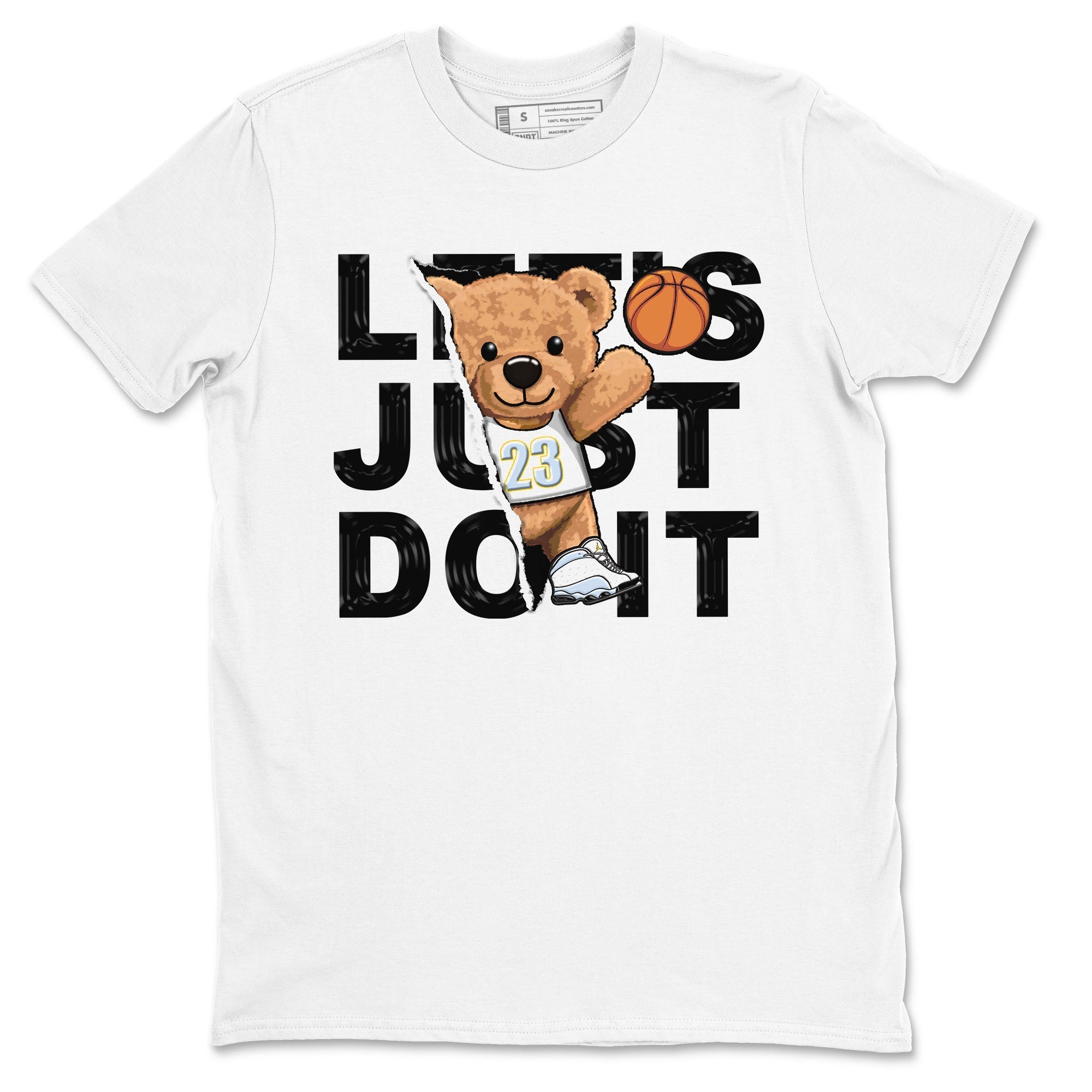 Rip Out Bear snkmatch Tees - Air Jordan 13 Blue Grey