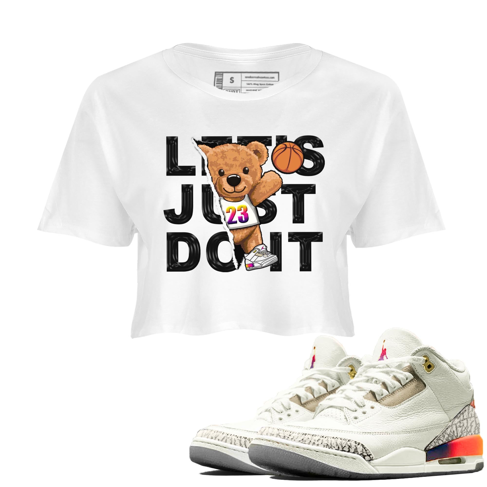 Rip Out Bear snkmatch Women's Top - Air Jordan 3 J Balvin