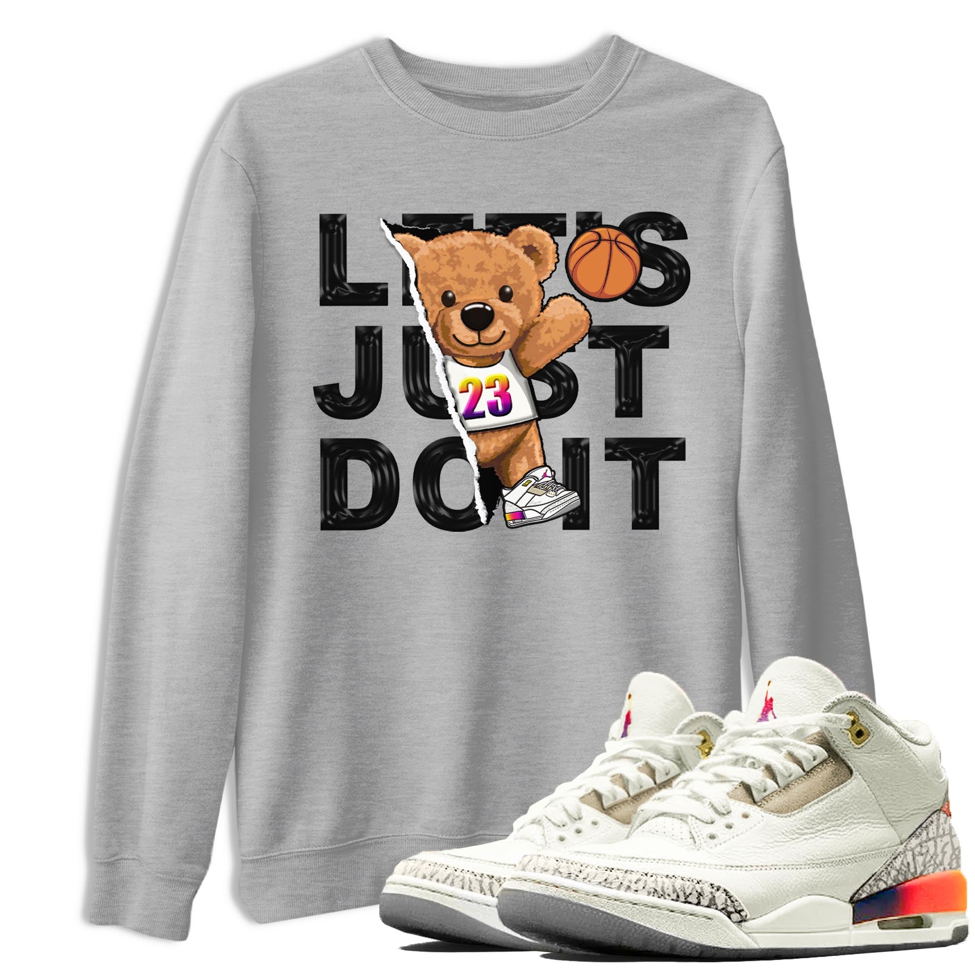 Rip Out Bear snkmatch Tee - Air Jordan 3 J Balvin