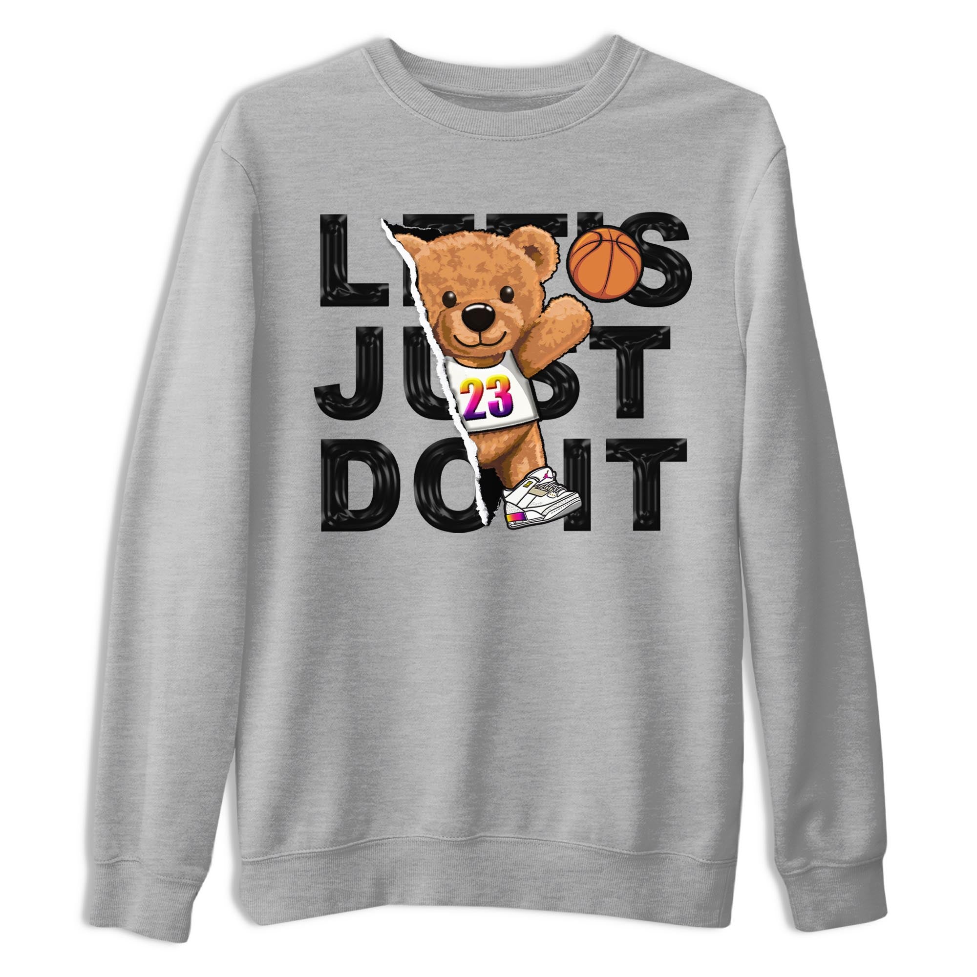 Rip Out Bear snkmatch Tee - Air Jordan 3 J Balvin