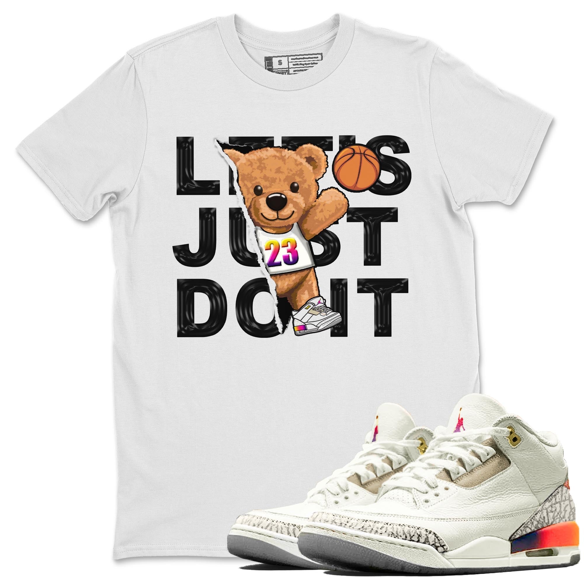 Rip Out Bear snkmatch Tee - Air Jordan 3 J Balvin