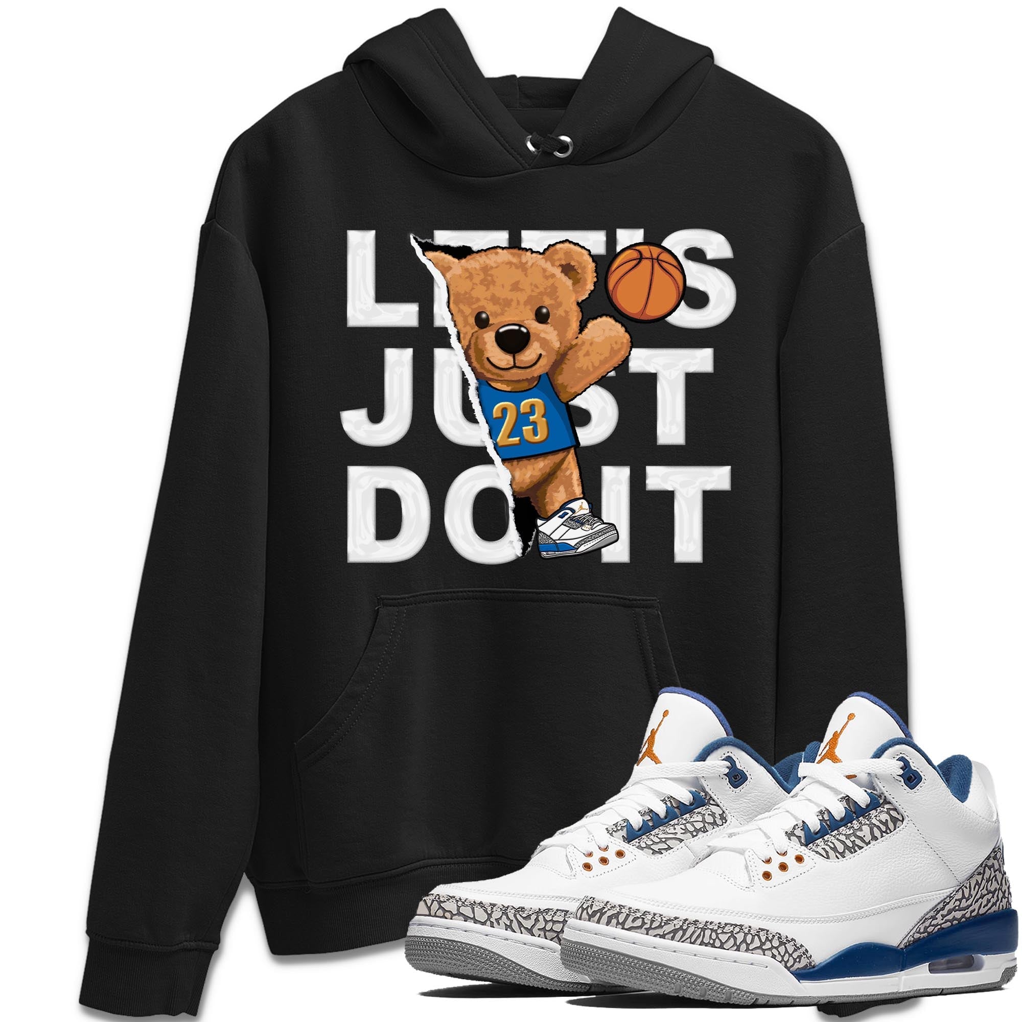 Rip Out Bear Unisex Tops - Air Jordan 3 Wizards